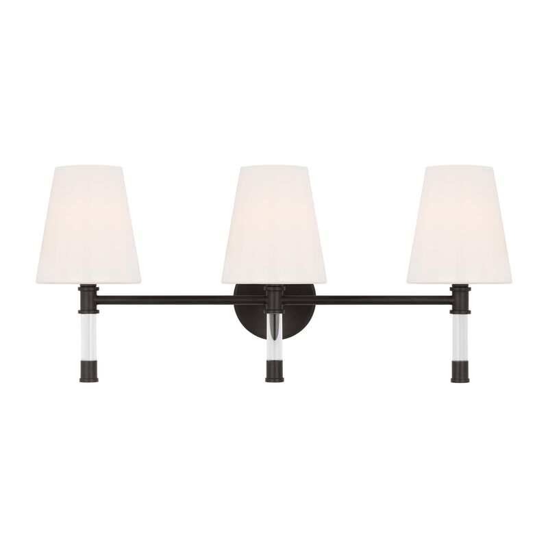 Chapman & Myers Hanover 24 Inch 3 Light Bath Vanity Light by Visual Comfort Studio Collection