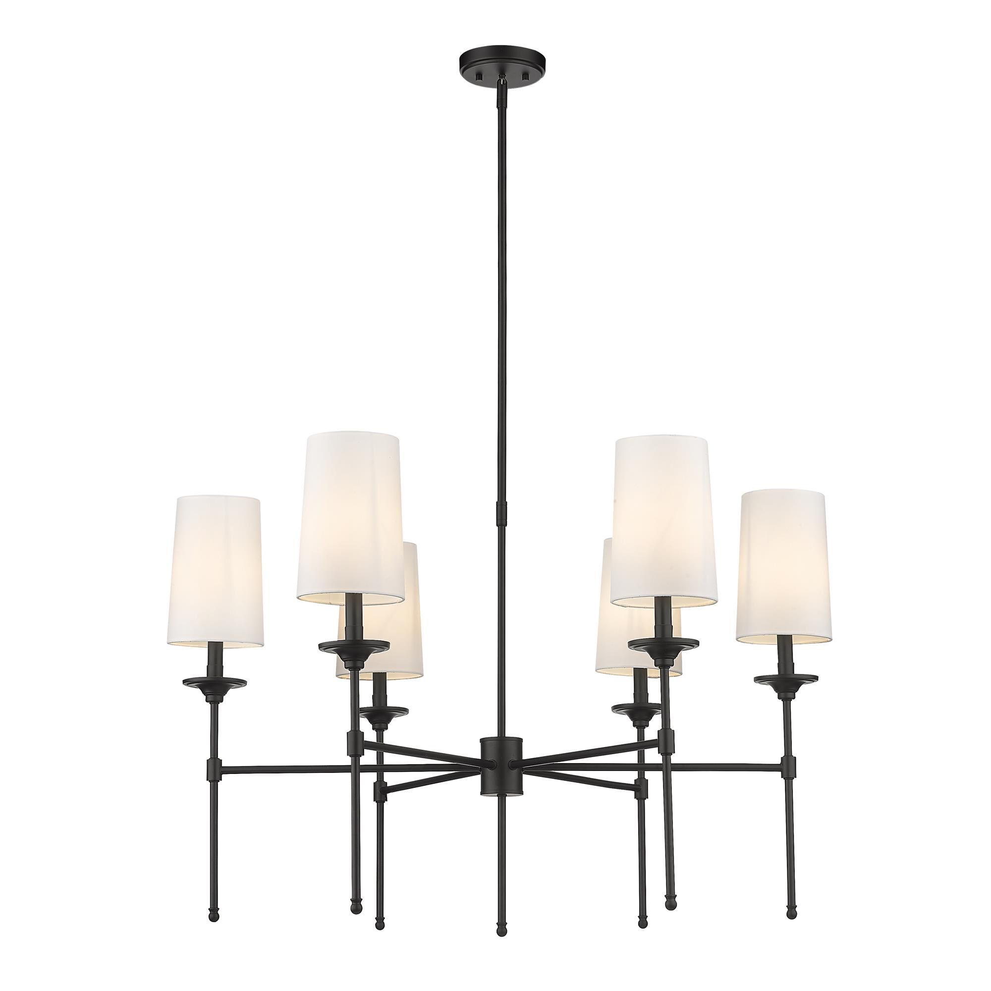 Emily 38 Inch 6 Light Chandelier by Z-Lite