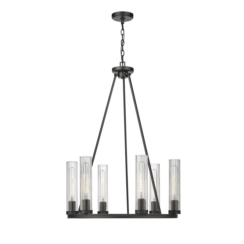 Beau 26 Inch 6 Light Chandelier by Z-Lite