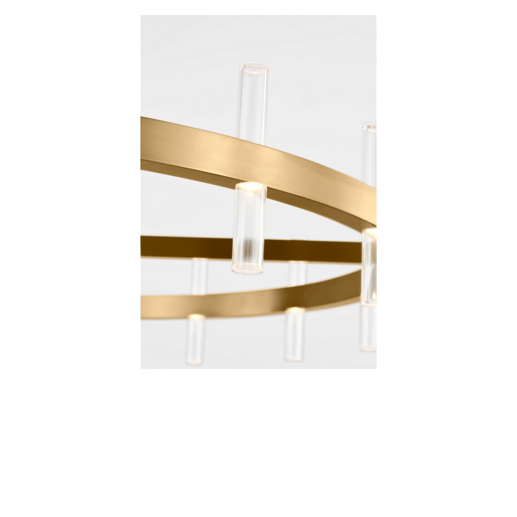 Shown in Burnished Brass finish and Clear Polycarbonate Lens shade