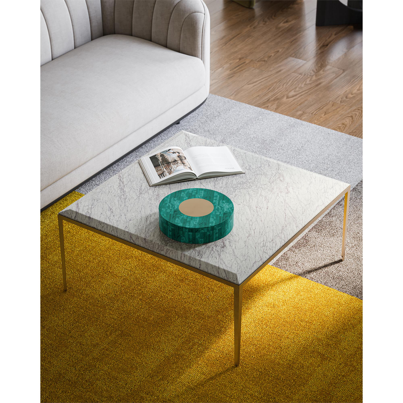 Oblique 36 Inch Coffee Table by Currey & Company