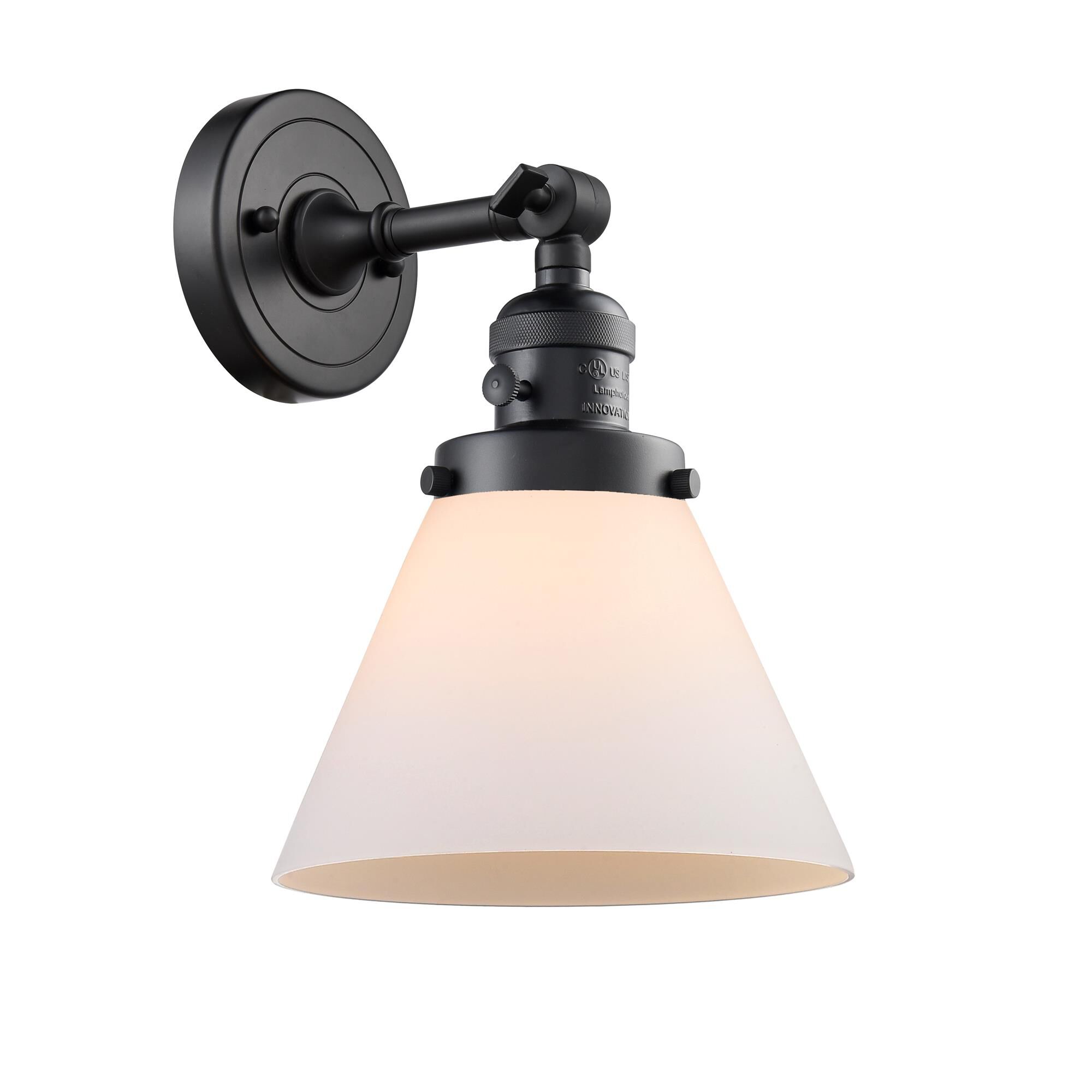 Bruno Marashlian Large Cone 10 Inch Wall Sconce,