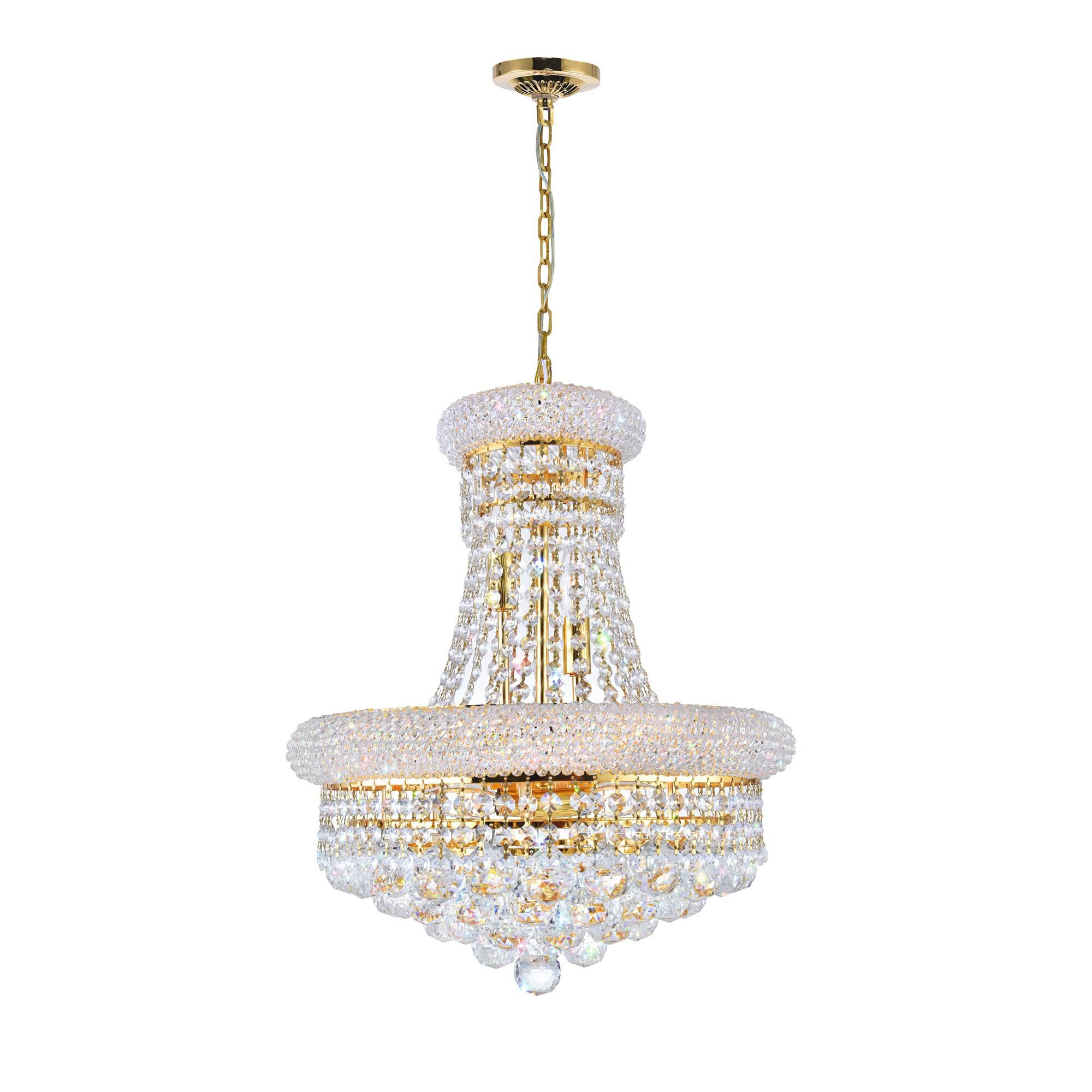 Empire 18 Inch 8 Light Mini Chandelier by CWI Lighting