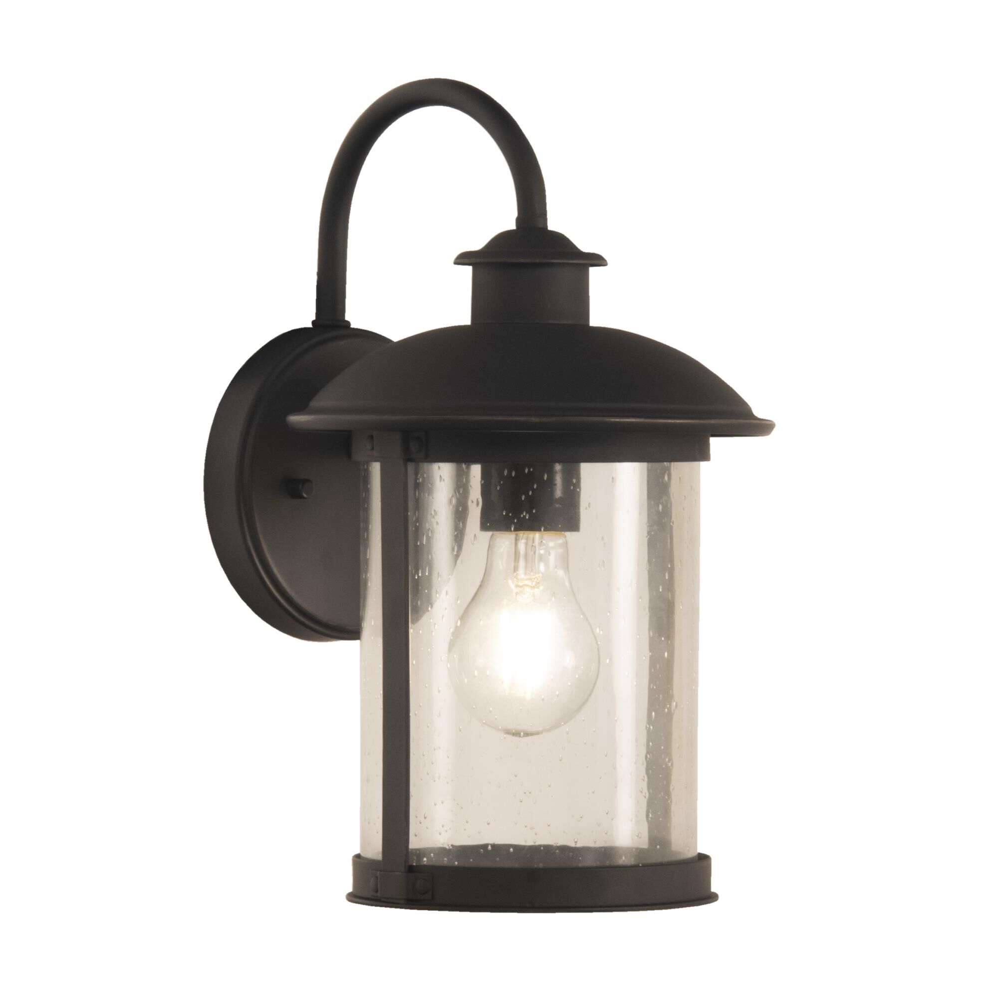 Shown in Dark Bronze Gilded finish and Cylinder glass