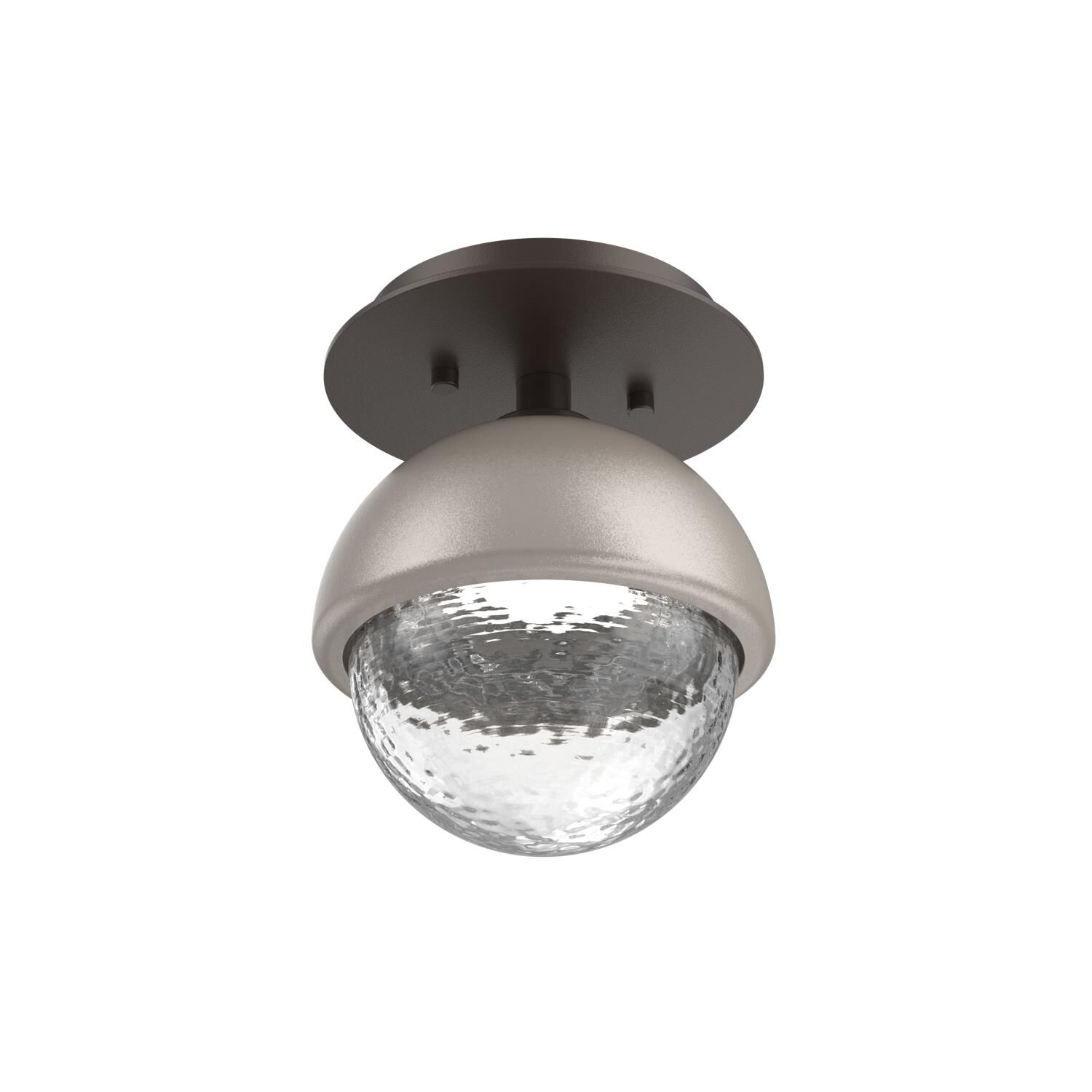 Shown in Flat Bronze finish and Clear glass and Beige Silver accent