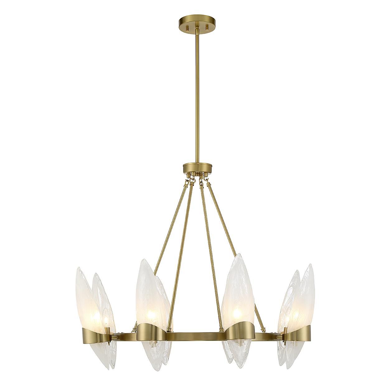 Nouvel 31 Inch 8 Light Chandelier by Savoy House