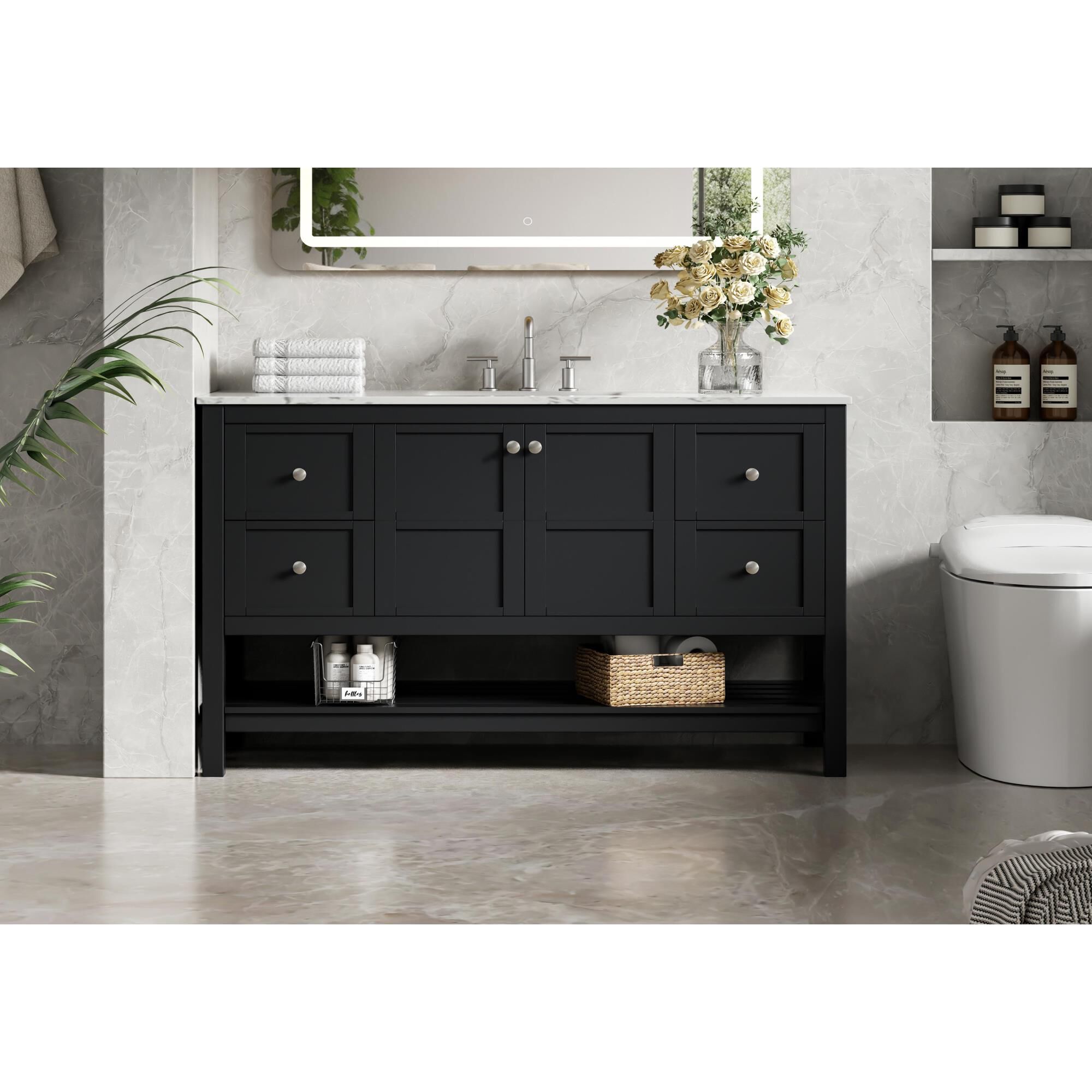 Shown in Black finish