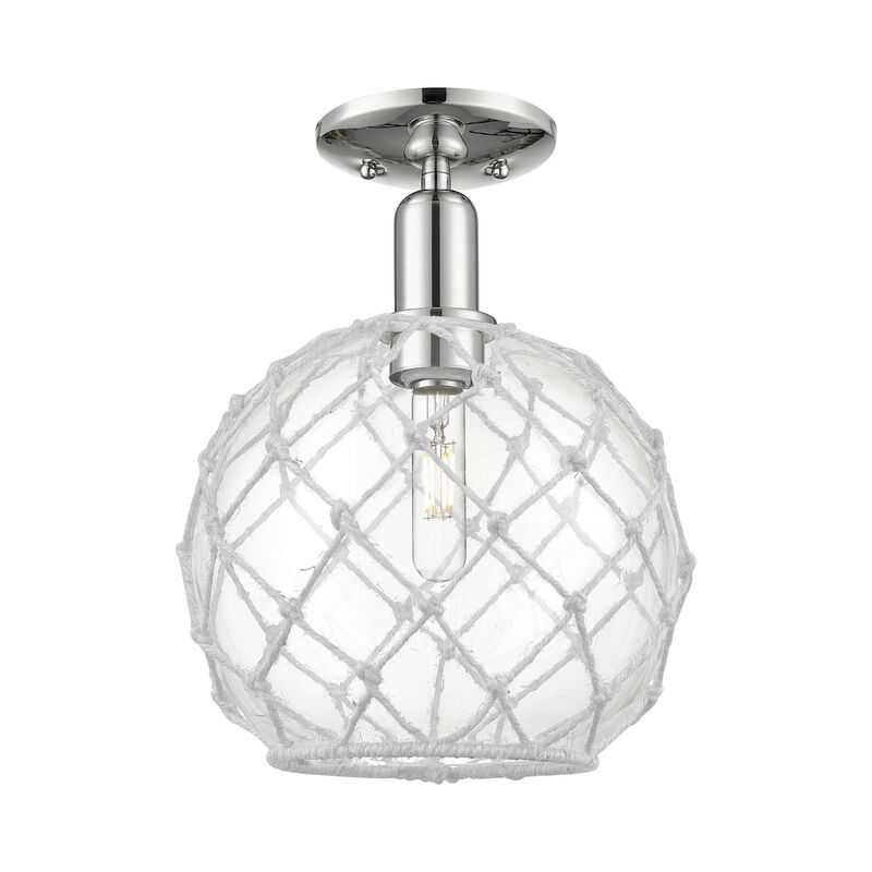 Bruno Marashlian Farmhouse Rope 10 Inch Semi Flush Mount by Innovations Lighting