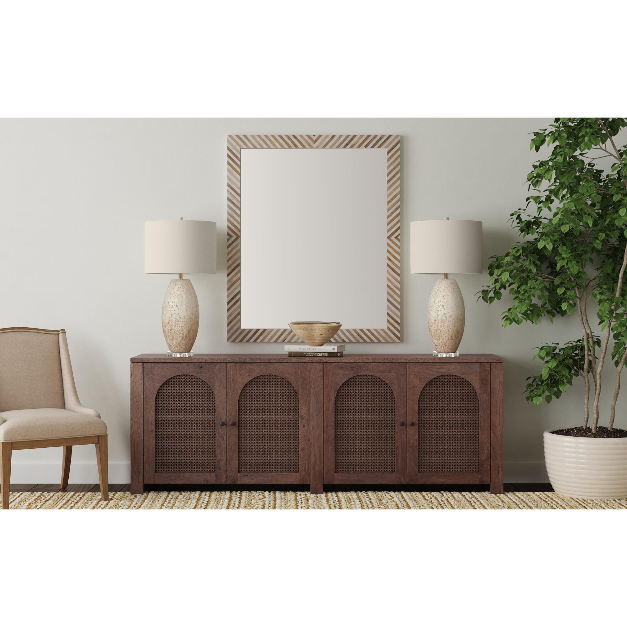 Walsh 79 Inch Credenza by Bassett Mirror Company