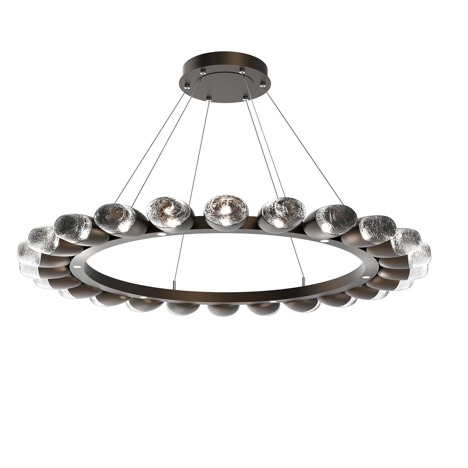 Pebble Chandelier by Hammerton Studio