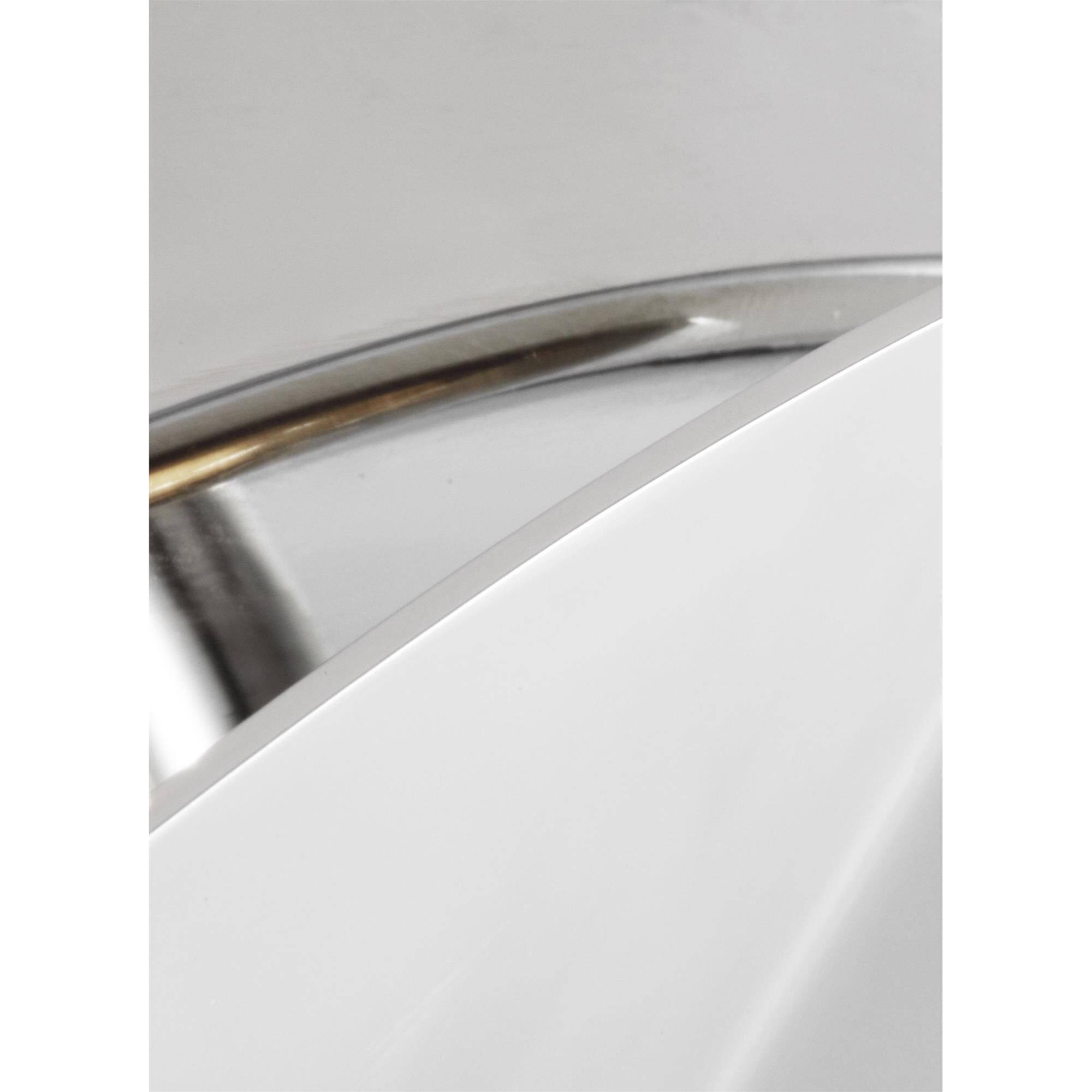 Shown in Polished Nickel finish and Polished Nickel Steel shade