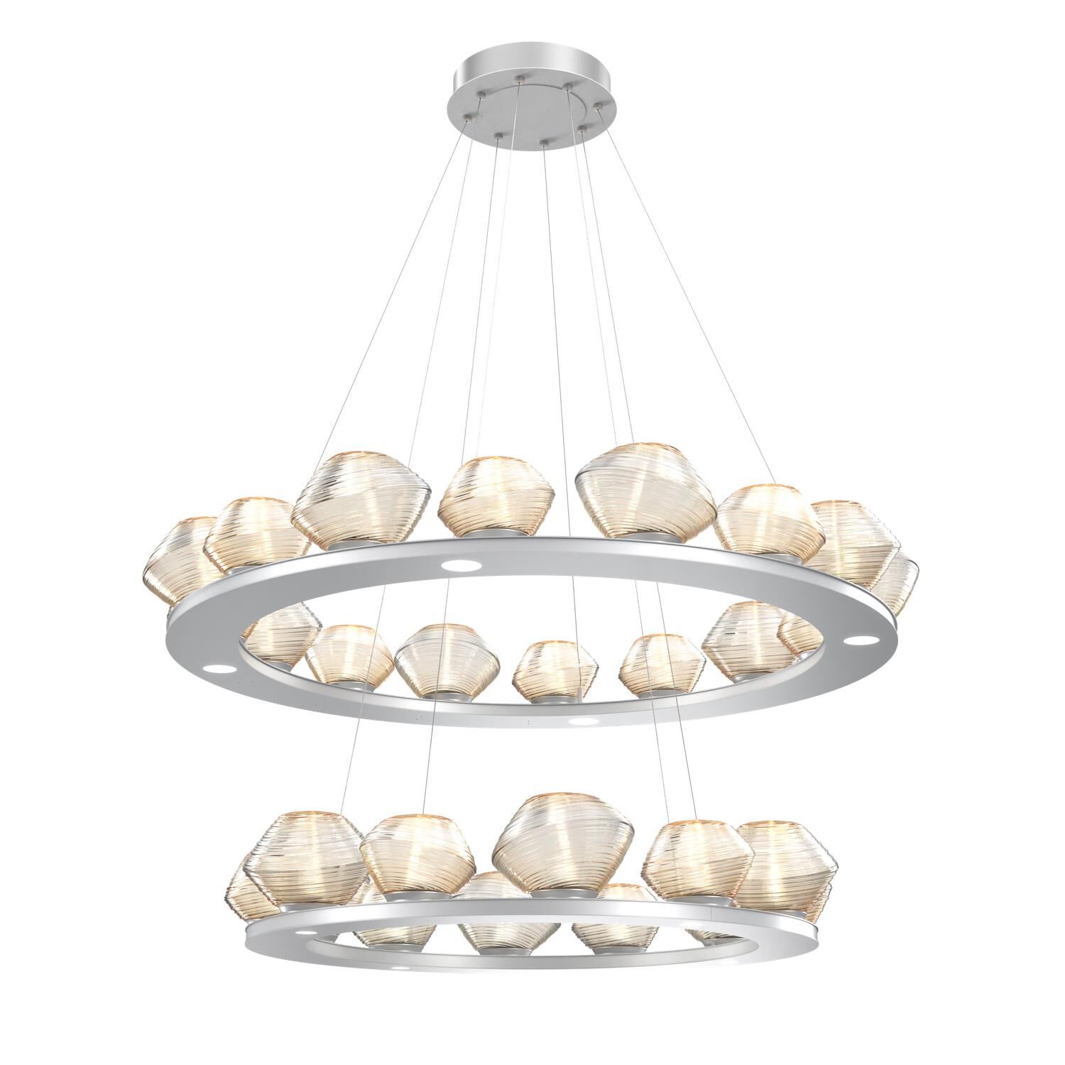 Mesa 48 Inch 28 Light LED Chandelier by Hammerton Studio