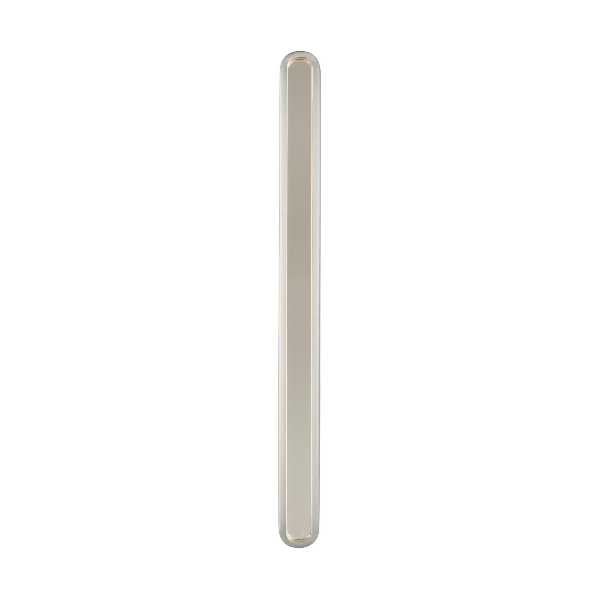 Shown in Satin Nickel finish and Clear Crystal glass