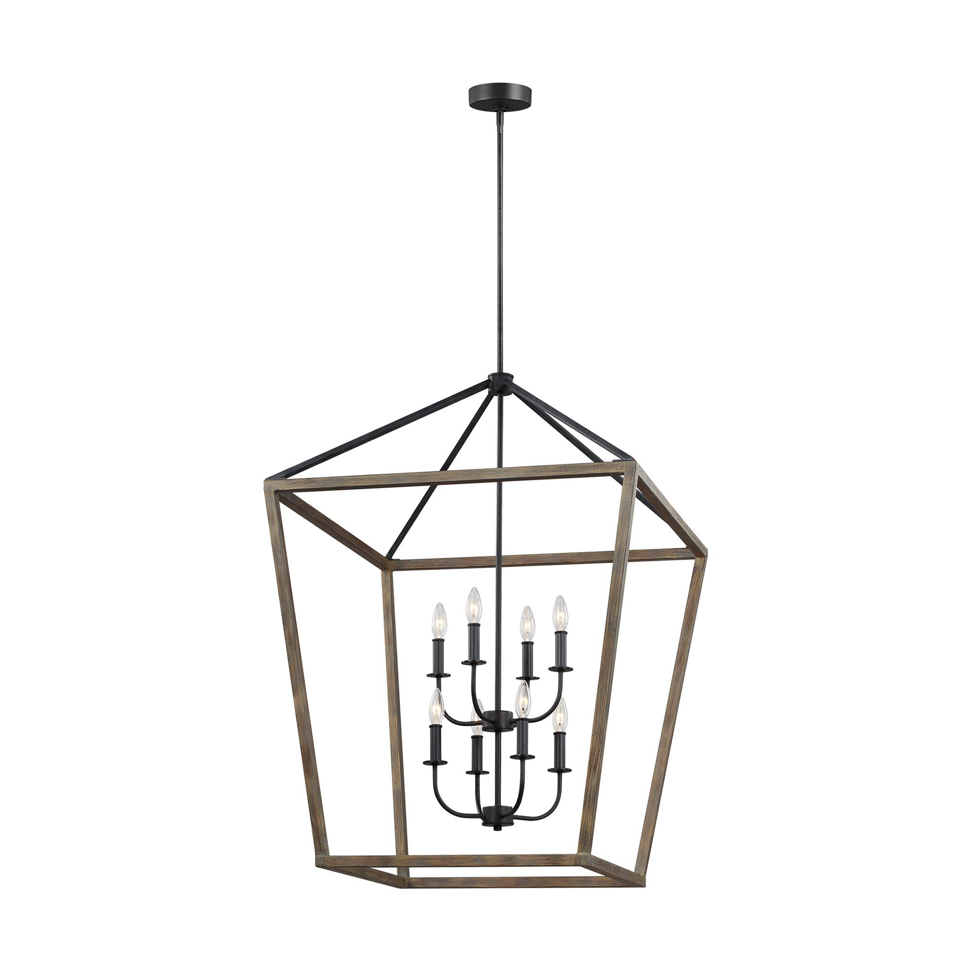 Shown in Weathered Oak Wood - Antique Forged Iron finish