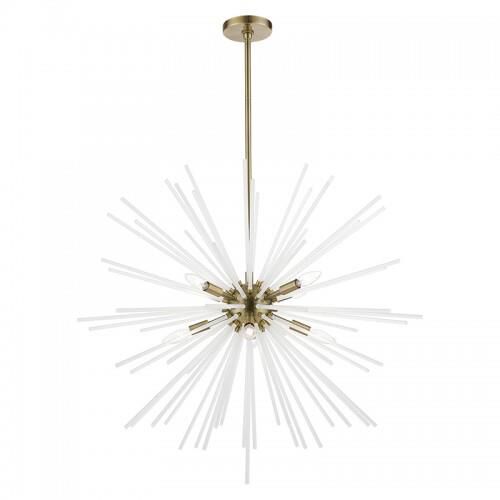 Uptown 34 Inch Large Pendant by Livex Lighting