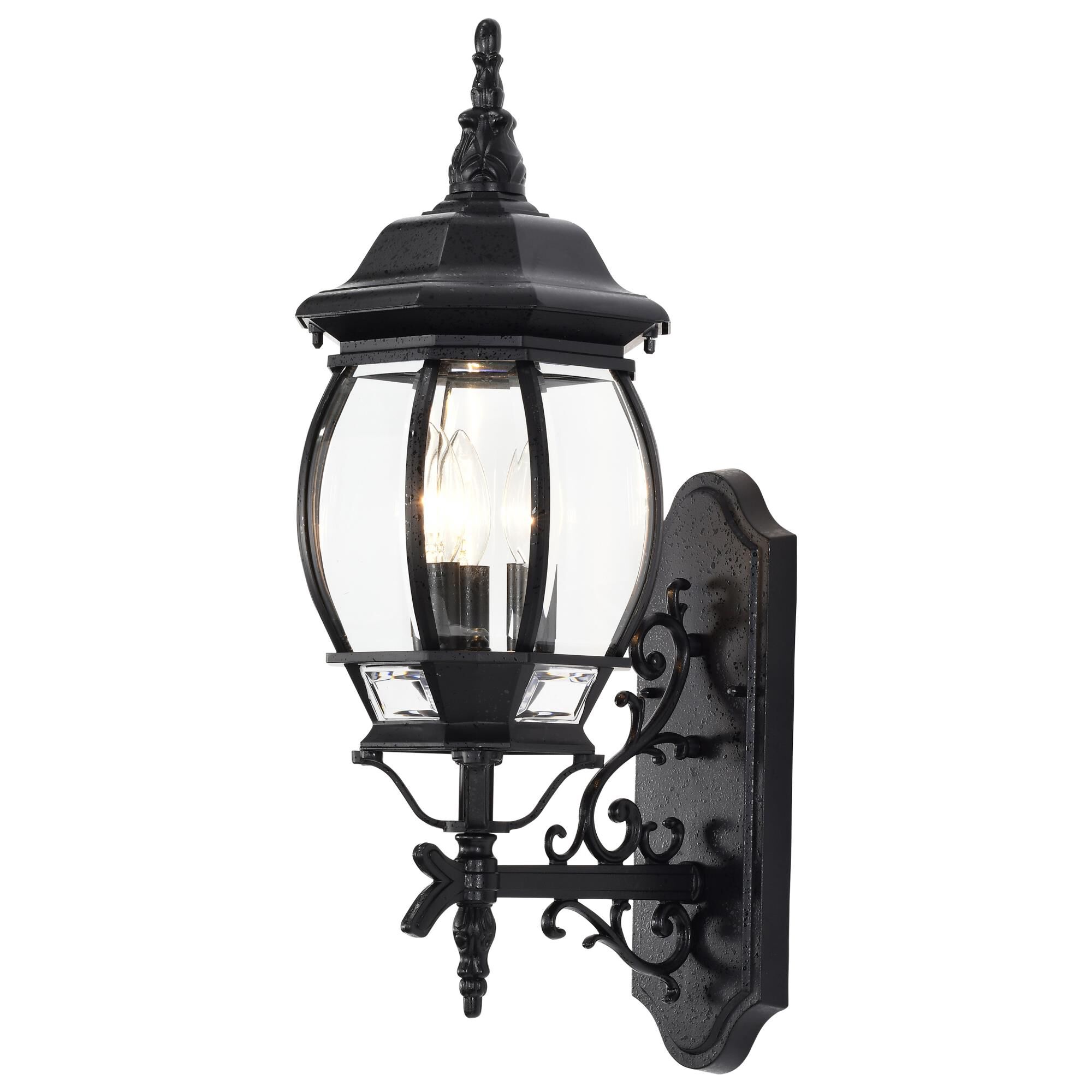 Central Park 23 Inch Tall 3 Light Outdoor Wall Light by Nuvo Lighting