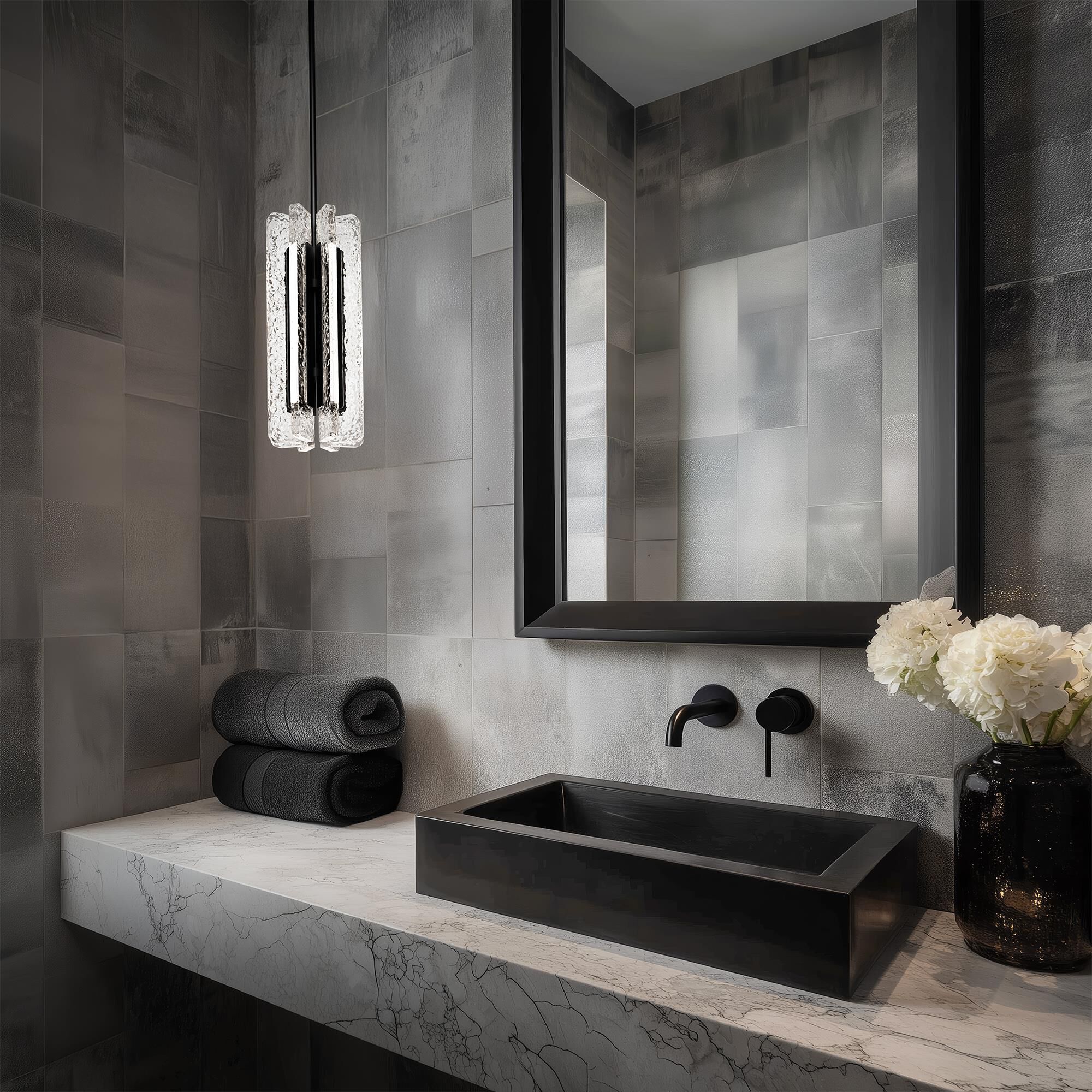 Shown in Black finish