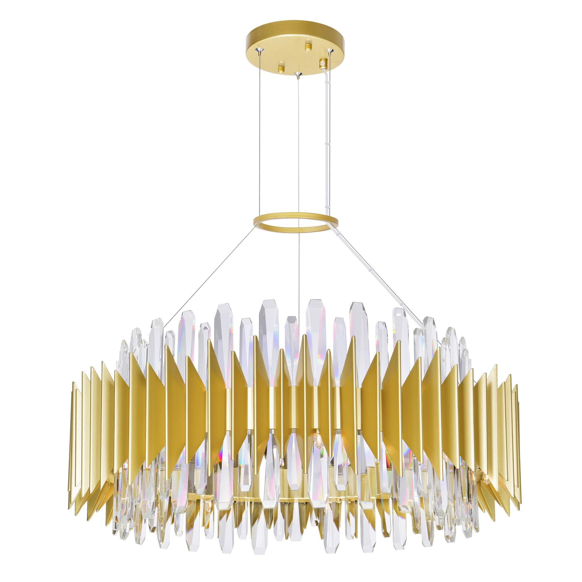 Cityscape 28 Inch 18 Light Chandelier by CWI Lighting