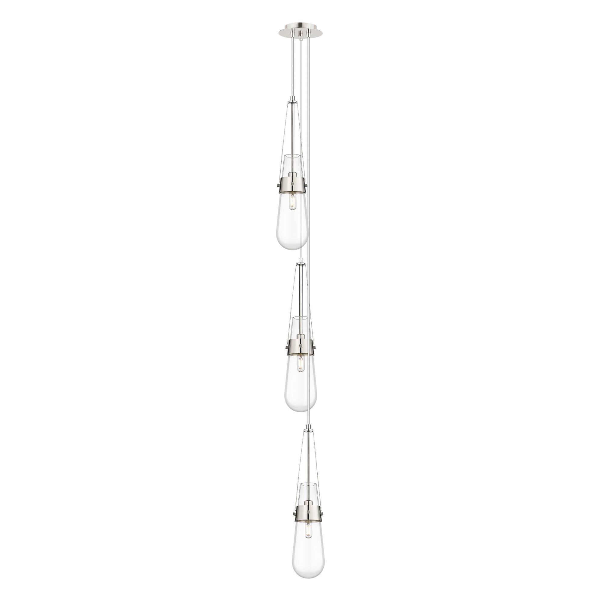 Bruno Marashlian Milan 6 Inch 3 Light Multi Light Pendant by Innovations Lighting