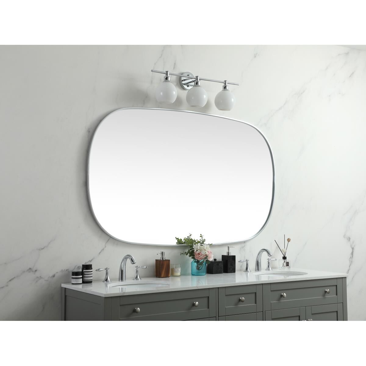 Brynn 60 Inch Decorative Mirror by Elegant Decor