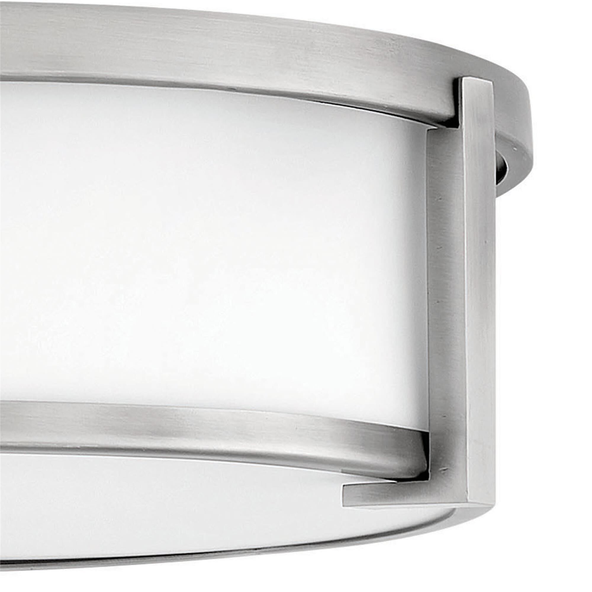 Shown in Antique Nickel finish and Etched Opal glass