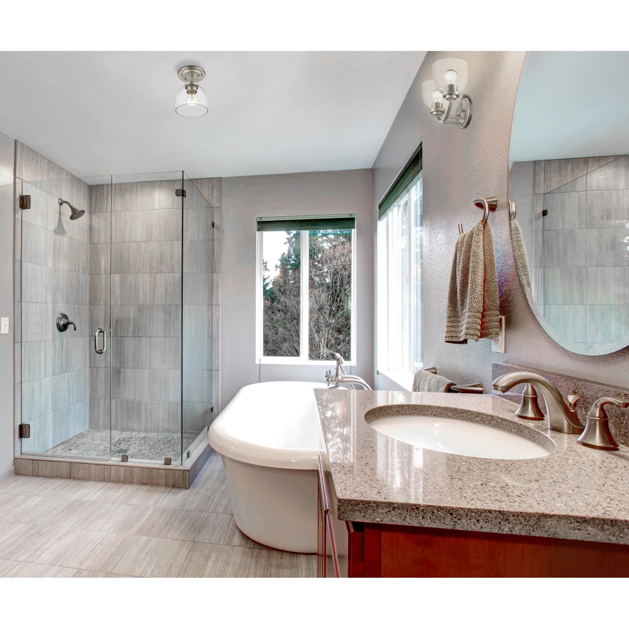 Ashton 6 Inch 1 Light Flush Mount by Z-Lite