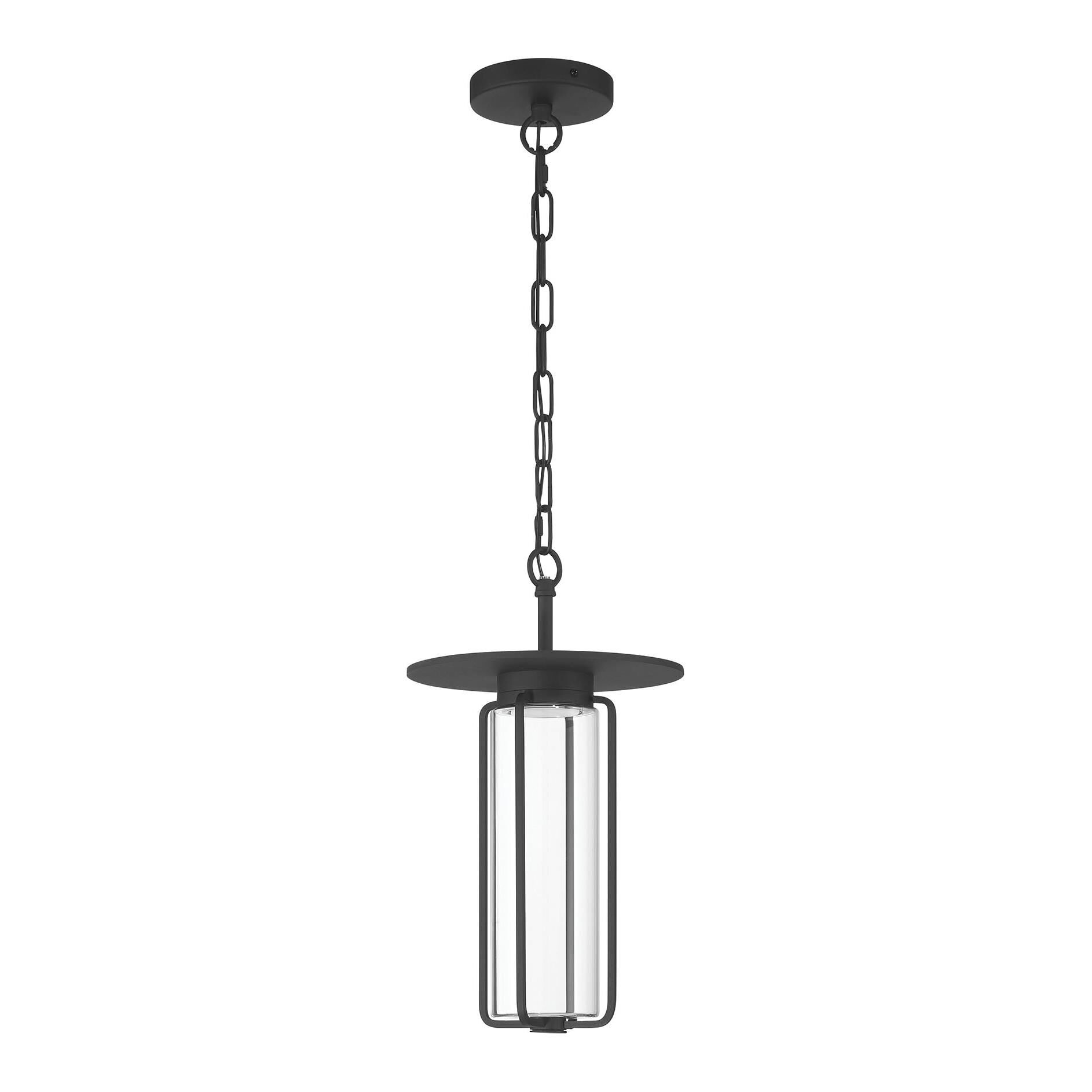 Shown in Sand Black finish and Clear glass