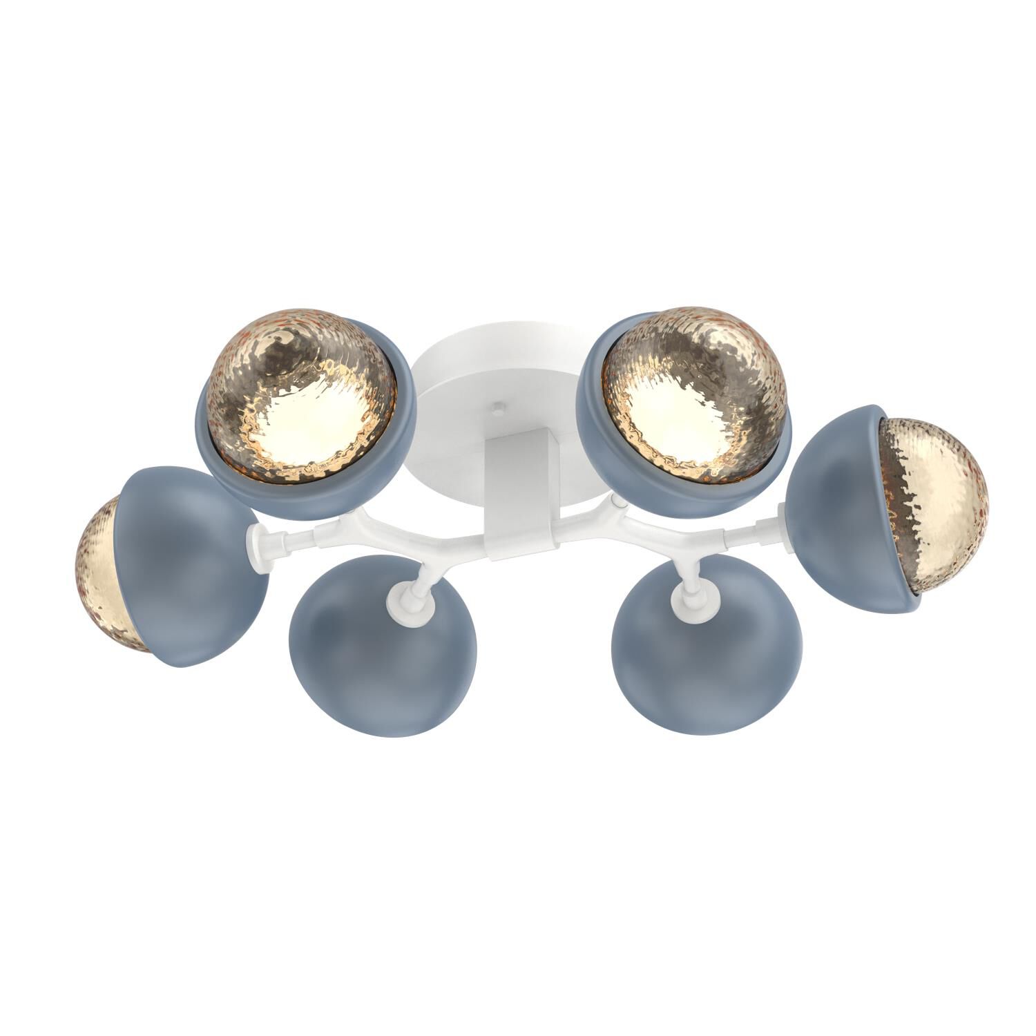 Levi Wilson Cabochon 27 Inch Flush Mount by Hammerton Studio