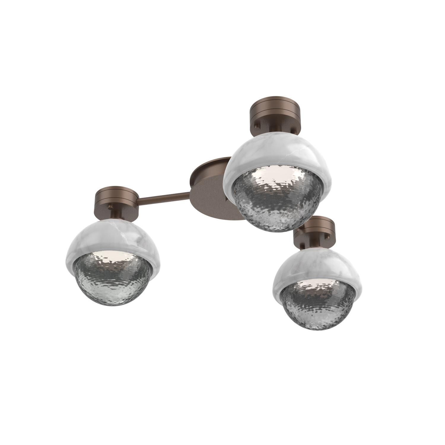 Levi Wilson Cabochon 23 Inch Flush Mount by Hammerton Studio