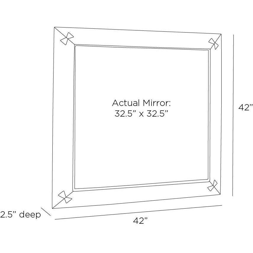 Calpini 42 Inch Decorative Mirror by Arteriors Home