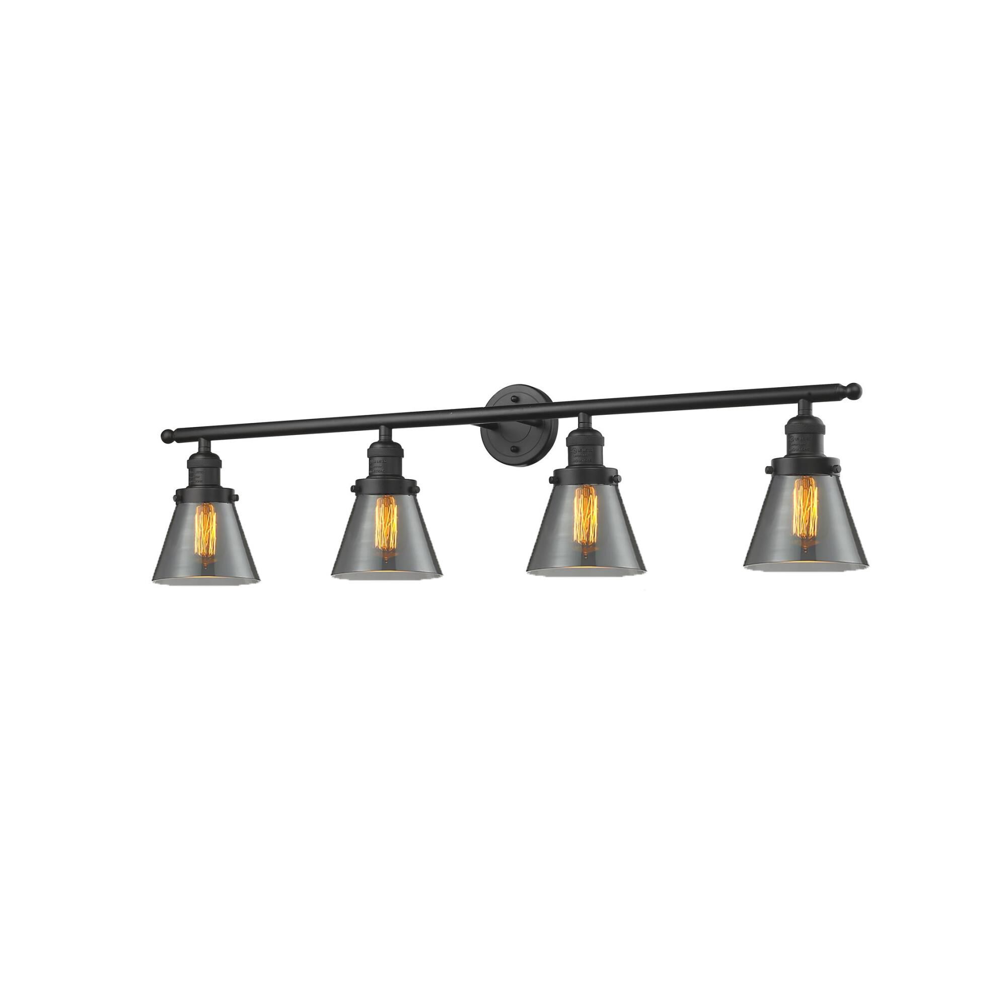 Bruno Marashlian Small Cone 42 Inch 4 Light Bath Vanity Light by Innovations Lighting