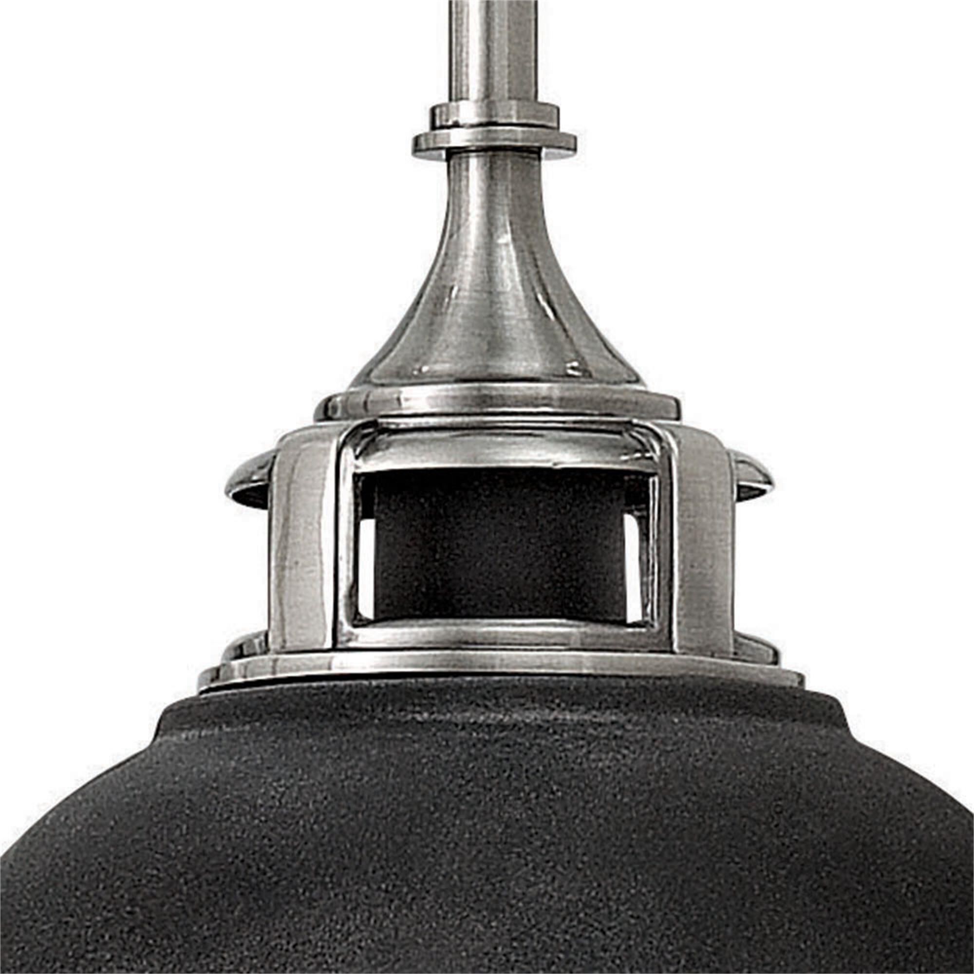 Shown in Aged Zinc finish