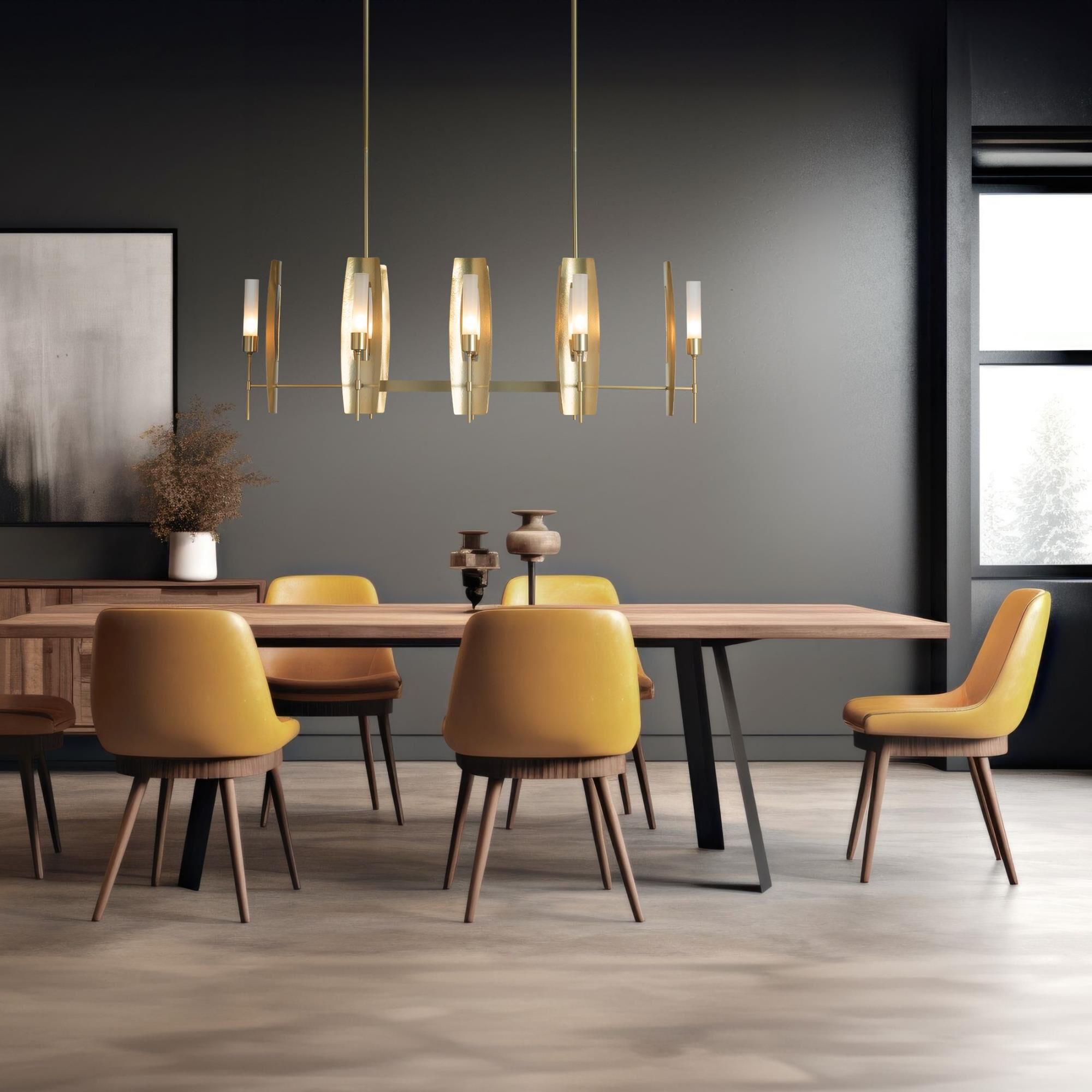 Shown in Ink finish and Clear glass