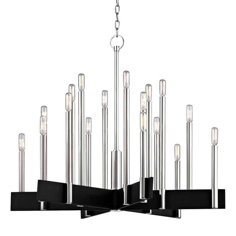 Abrams 33.5 Inch Chandelier by Hudson Valley Lighting