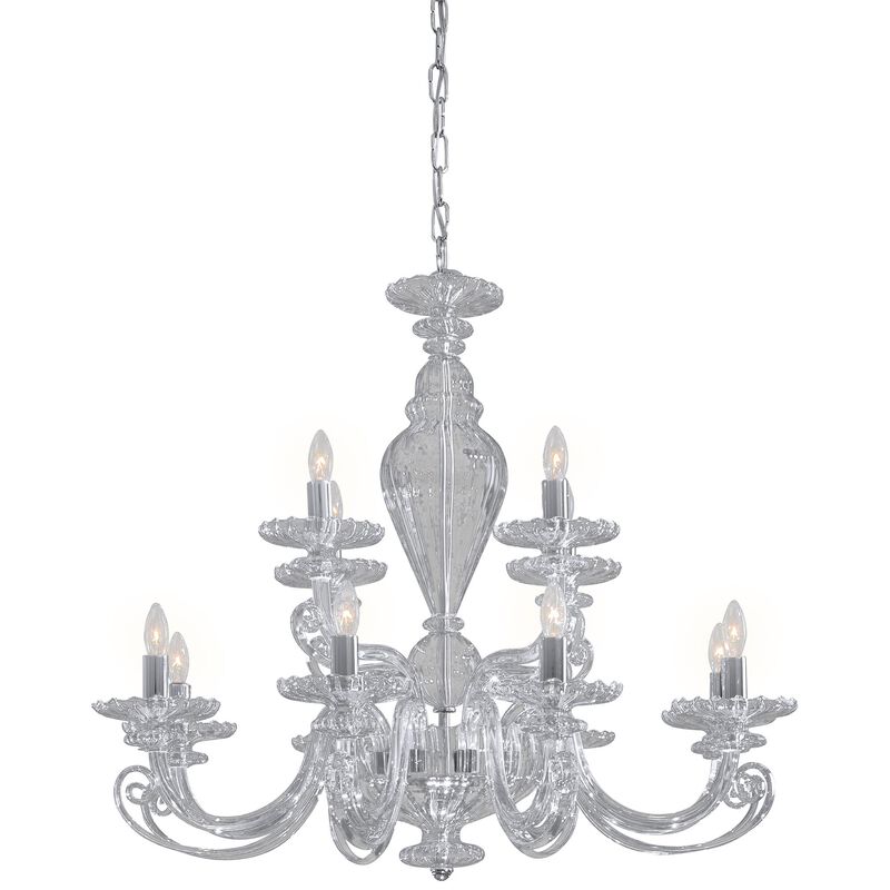 Family 29 Inch 12 Light Chandelier by Metropolitan Lighting