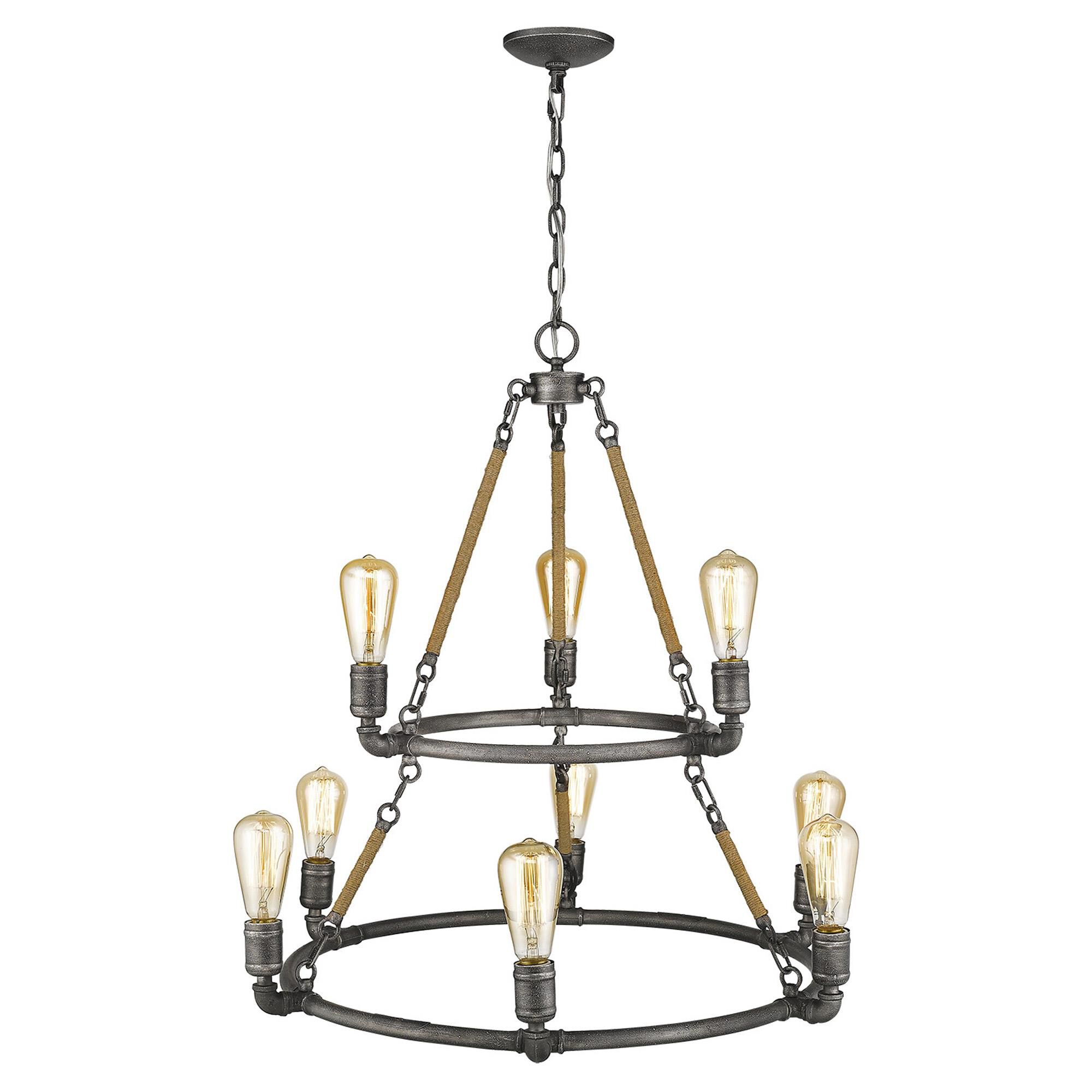 Grayson 28 Inch 9 Light Chandelier by Acclaim Lighting