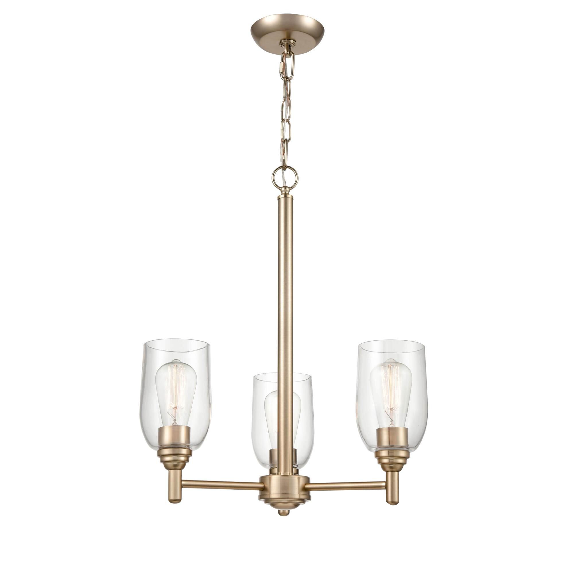 Arlett 18 Inch 3 Light Mini Chandelier by Millennium Lighting