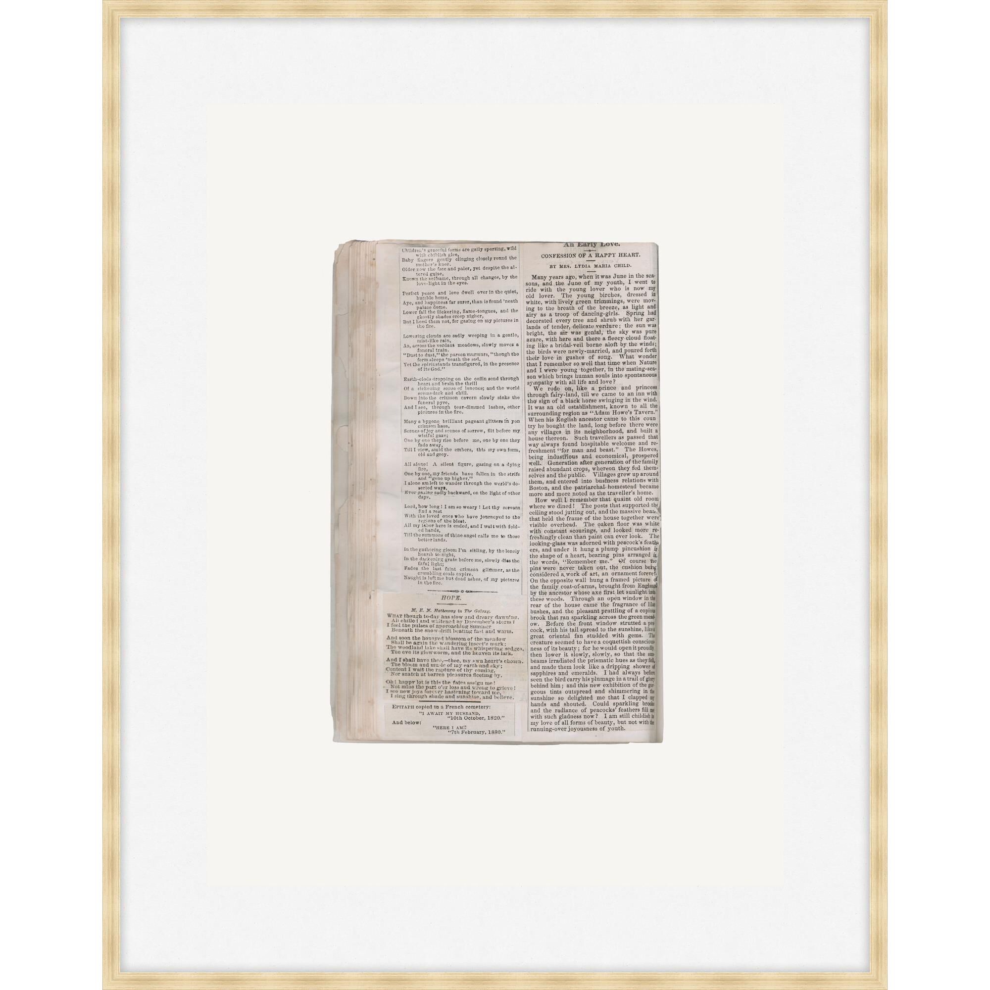 Studio L57 Narrative Scrapbook 1824 Print by LEVEL57