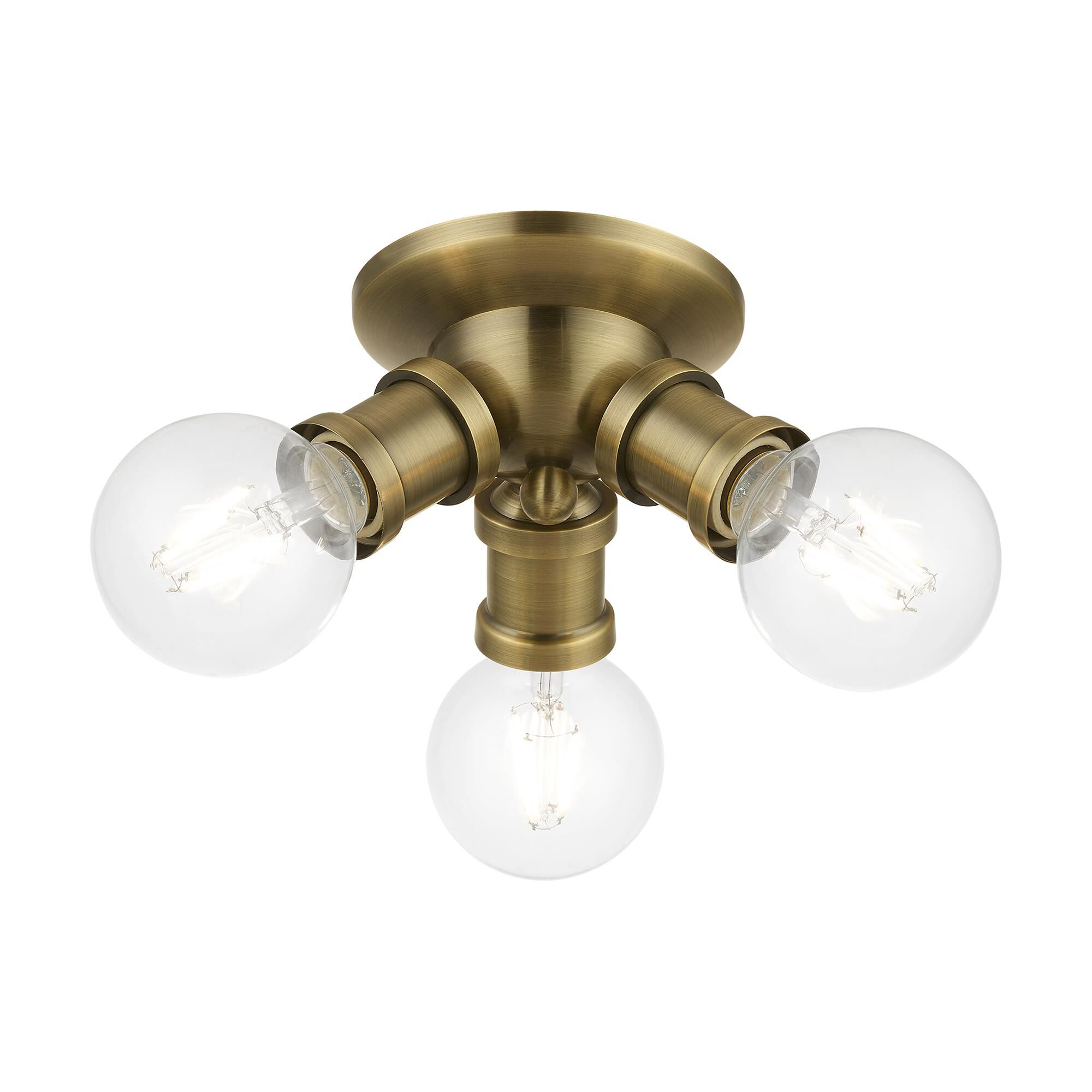 Lansdale 7 Inch 3 Light Flush Mount by Livex Lighting