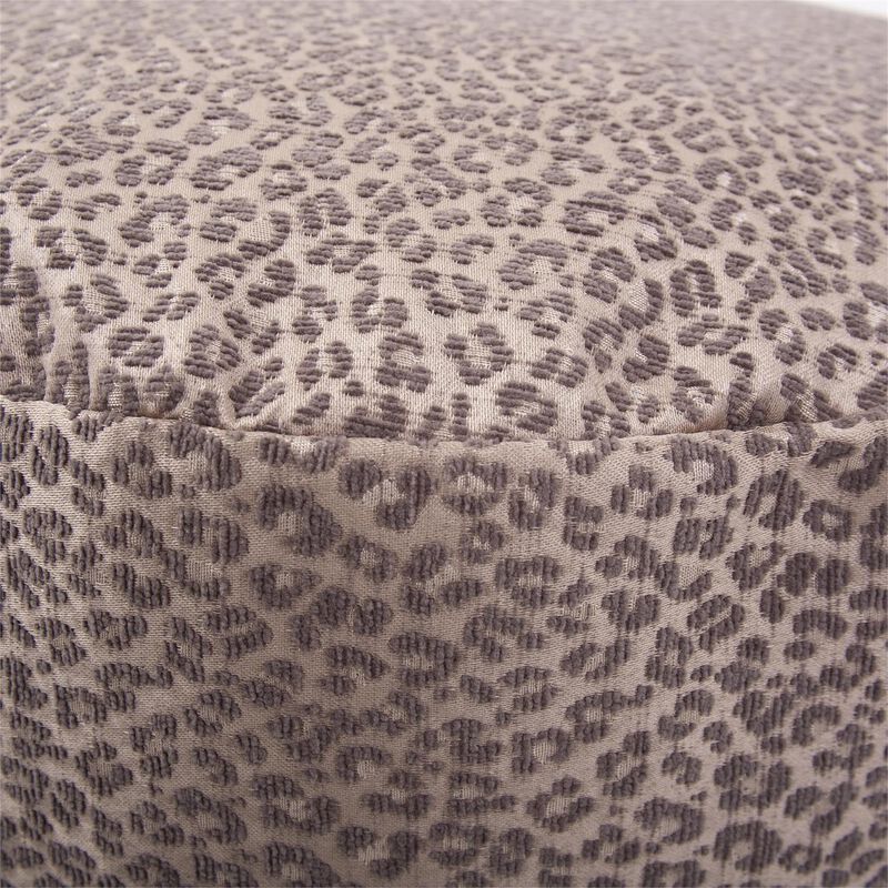 The Lynx Pouf  Ottoman by Howard Elliott Collection