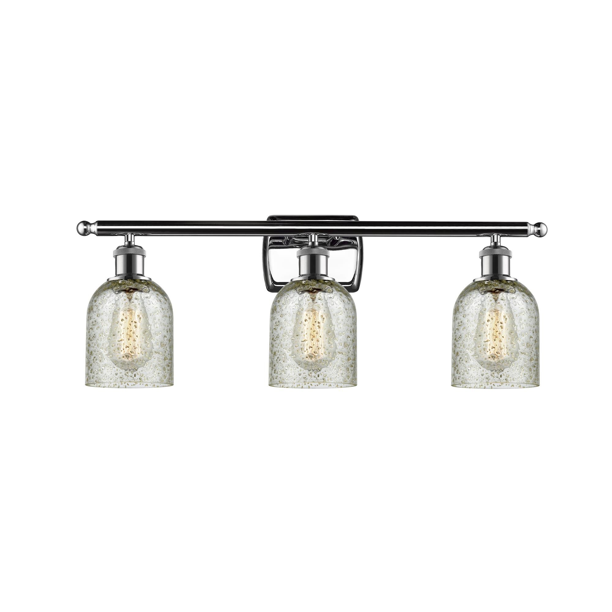 Shown in Polished Chrome finish and Mica glass