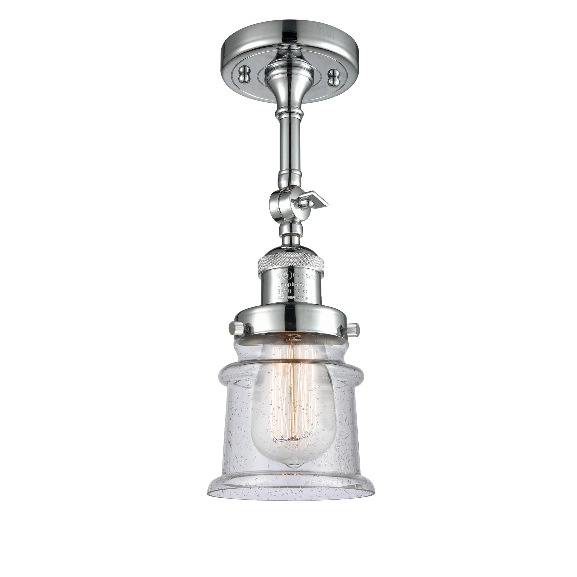 Bruno Marashlian Canton 6 Inch 1 Light Semi Flush Mount by Innovations Lighting