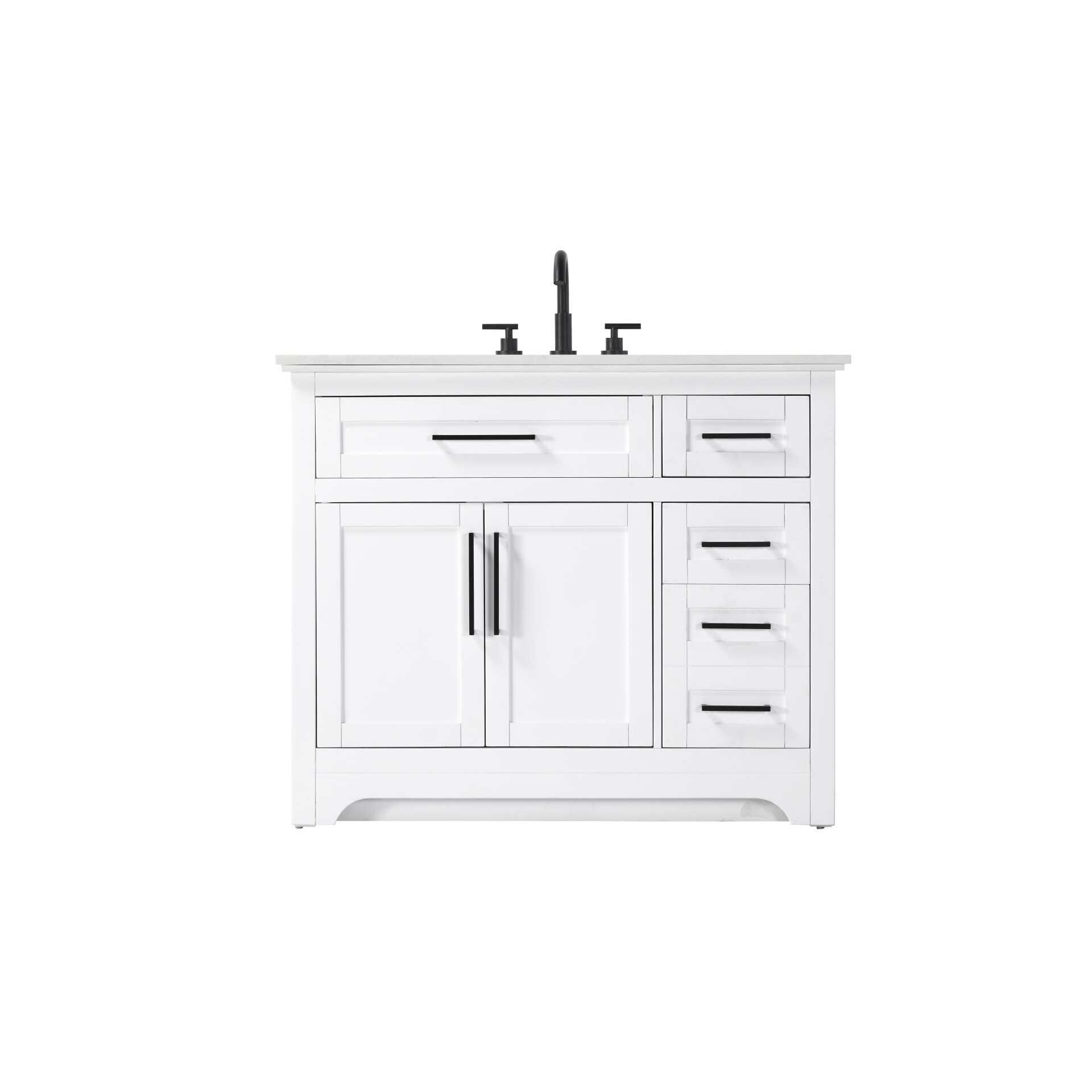 Shown in White finish
