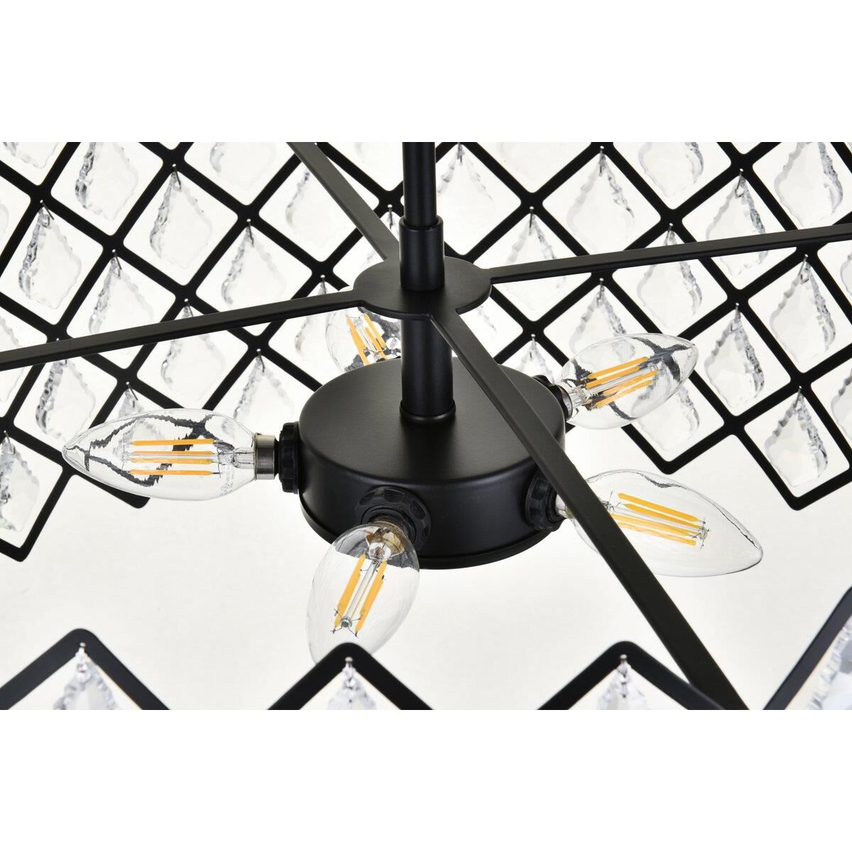 Lyla 21 Inch Large Pendant by Elegant Lighting