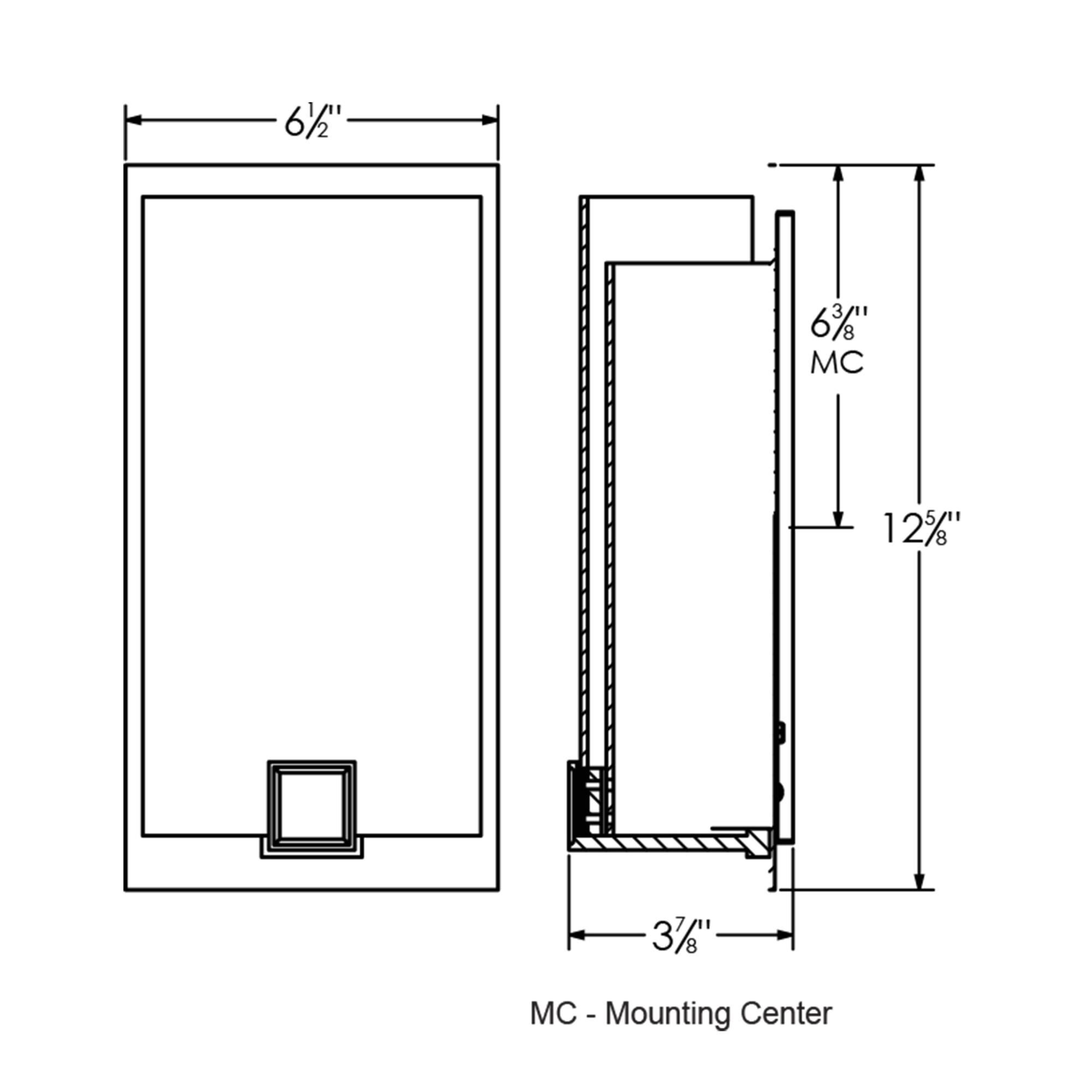 Shown in Satin Nickel finish and White Acrylic glass and No Accent accent