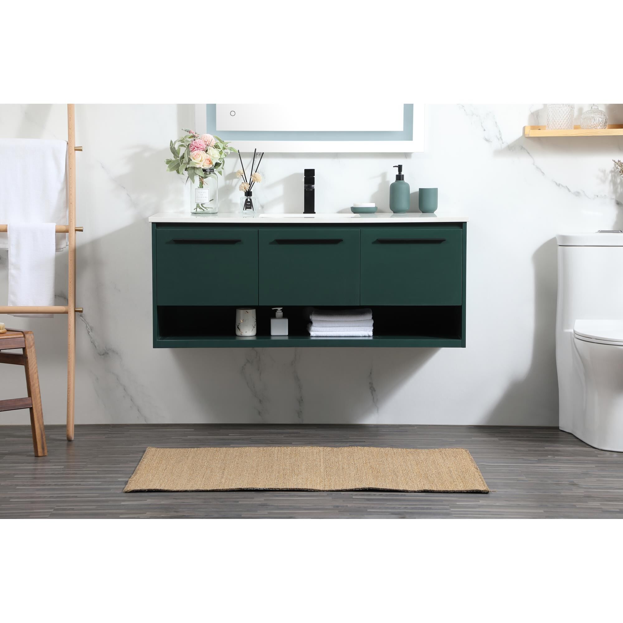 Shown in Green finish