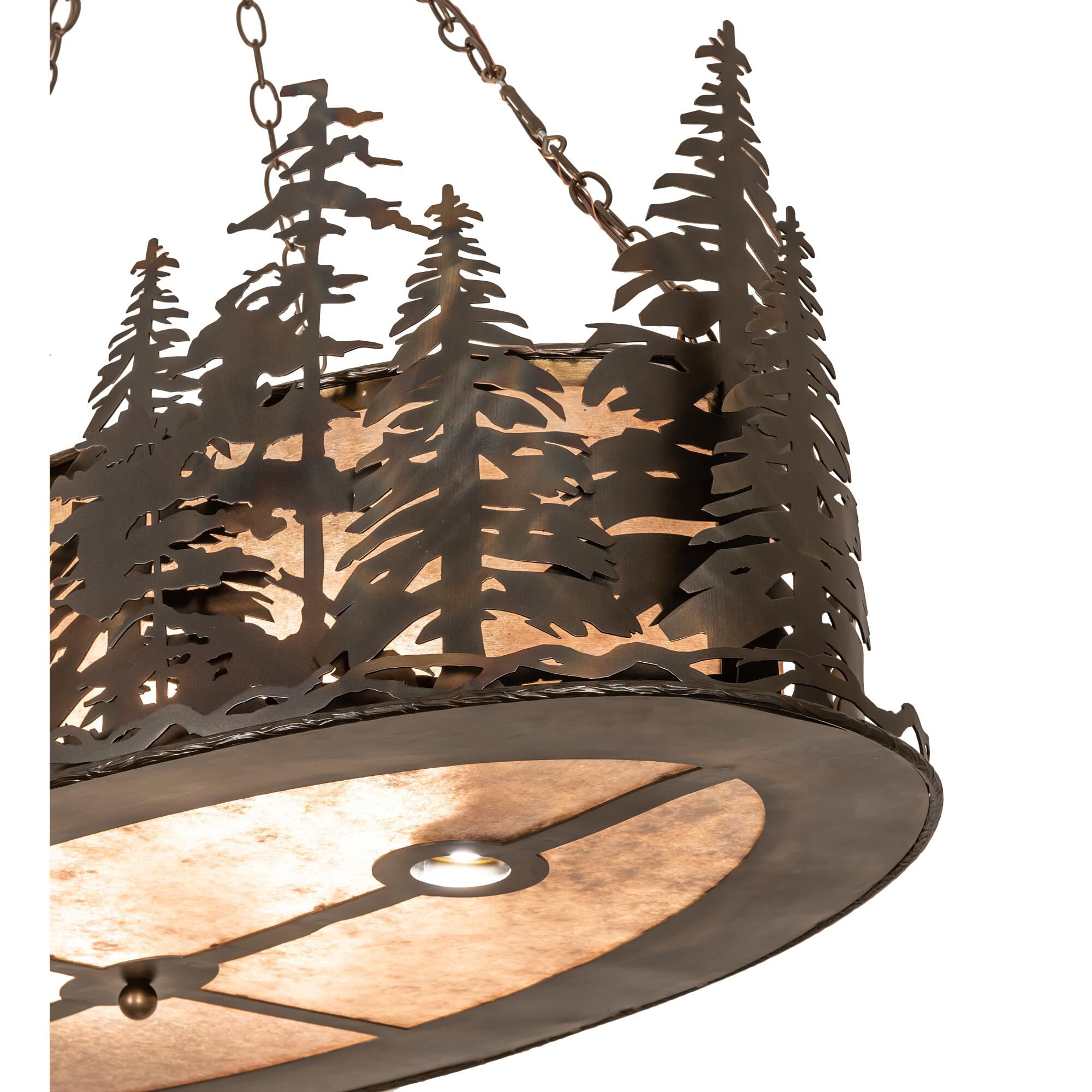 Tall Pines 48 Inch 6 Light Linear Suspension Light by Meyda Lighting