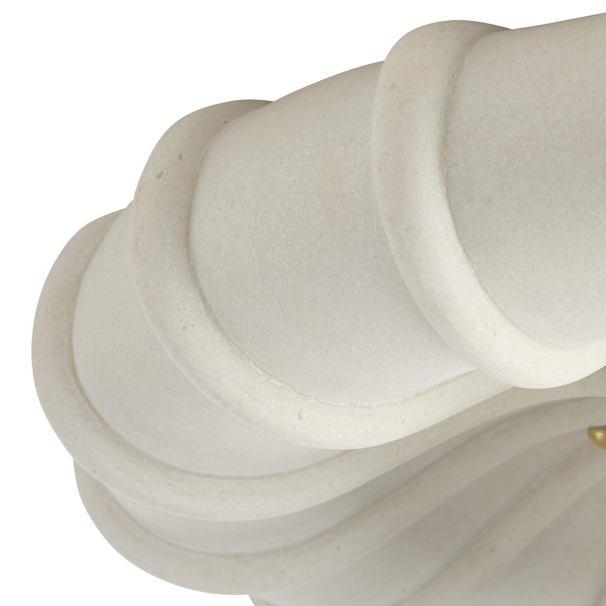 Shown in Ivory and Antique Brass finish