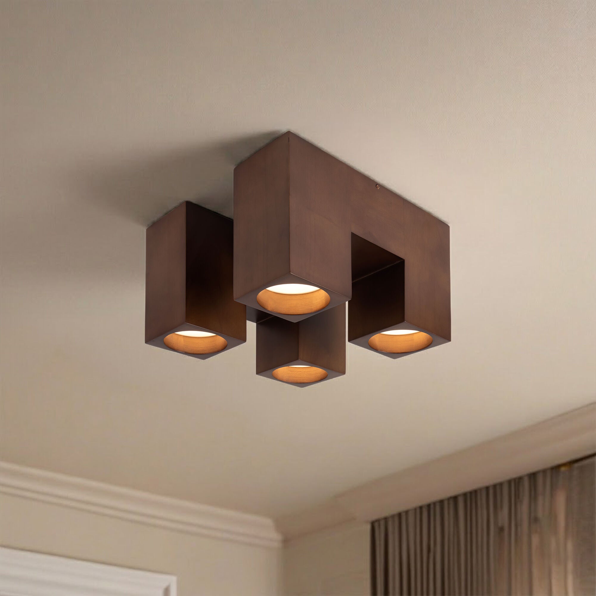 Bosco 15 Inch Semi Flush Mount,