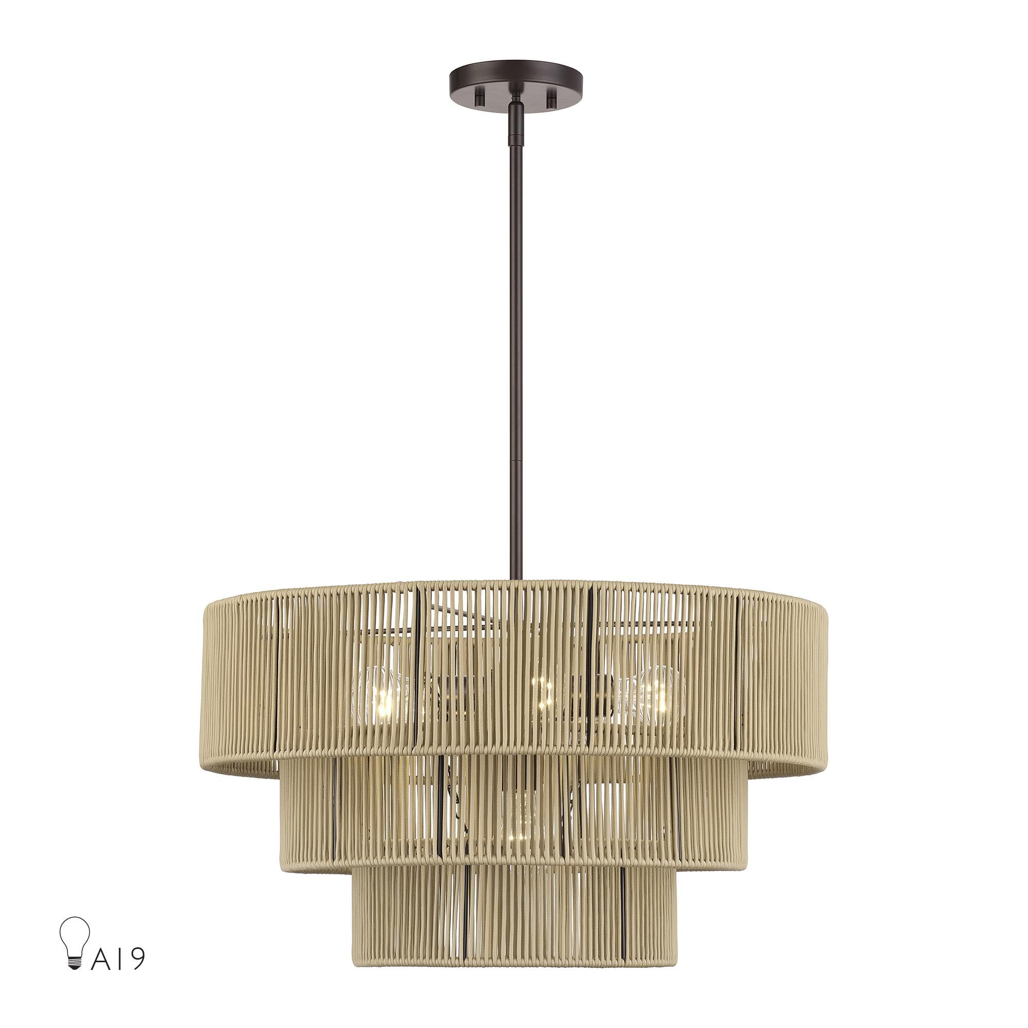 Acordia 23 Inch Large Pendant by Livex Lighting